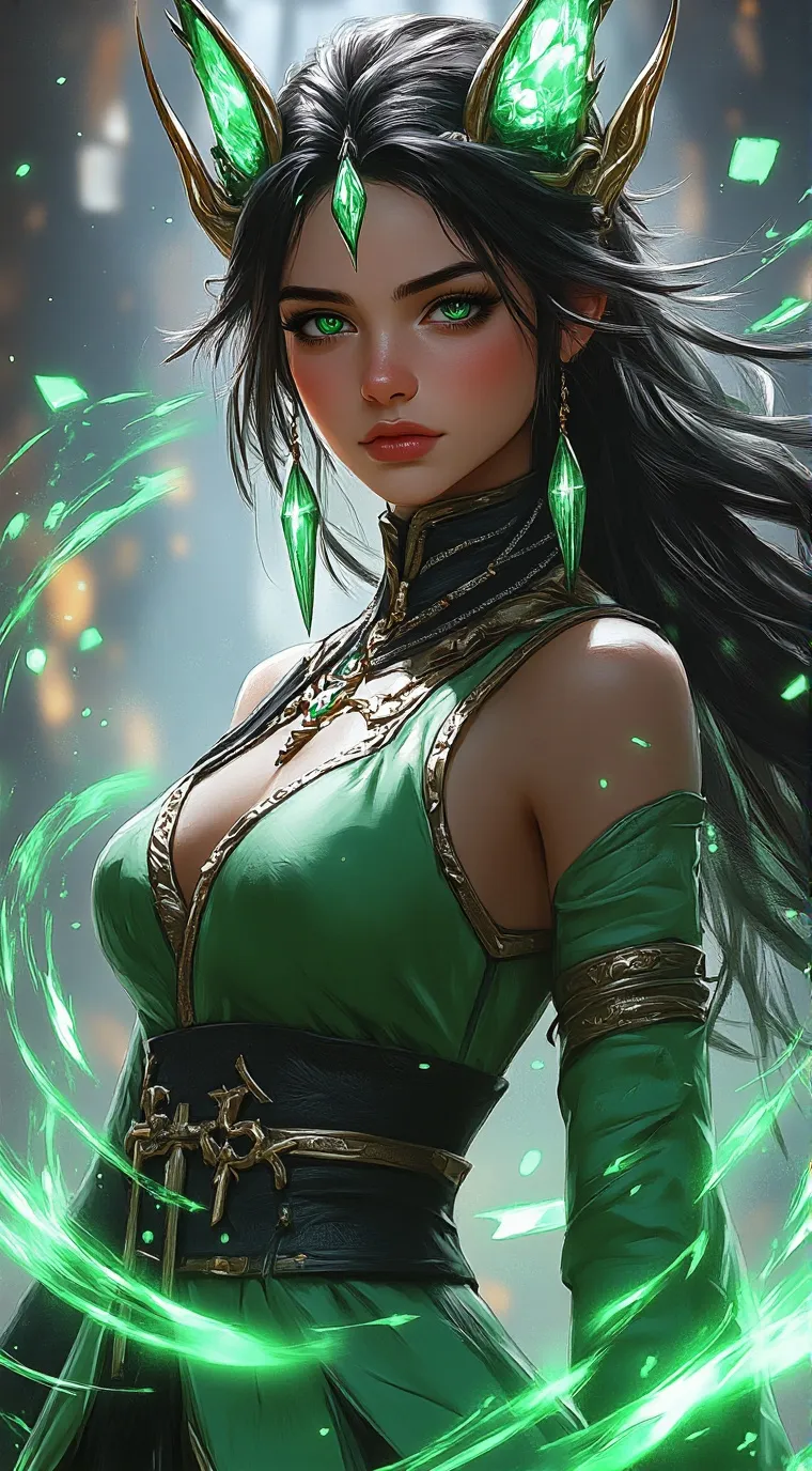 ai character: Magical school background