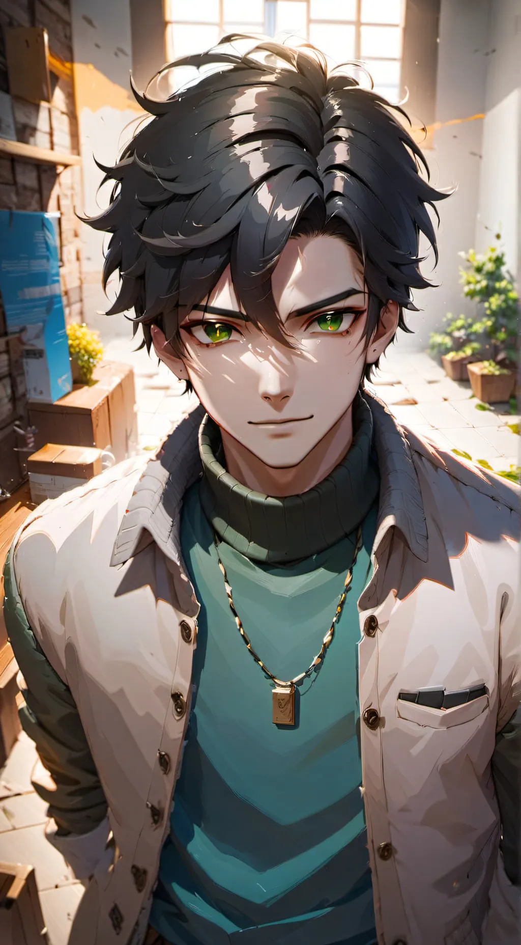 ai character: Xavier Naidoo  background