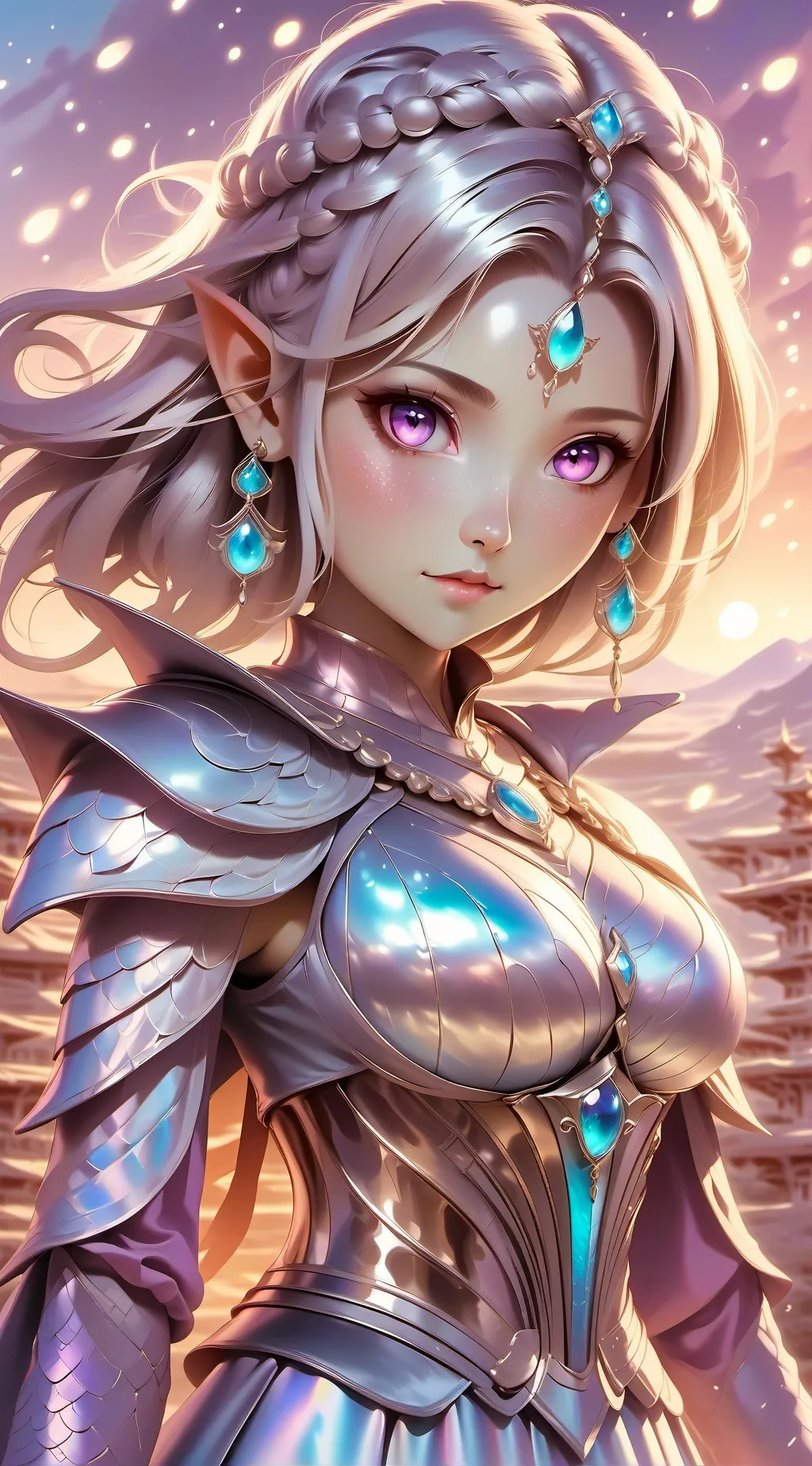 ai character: Mita  background