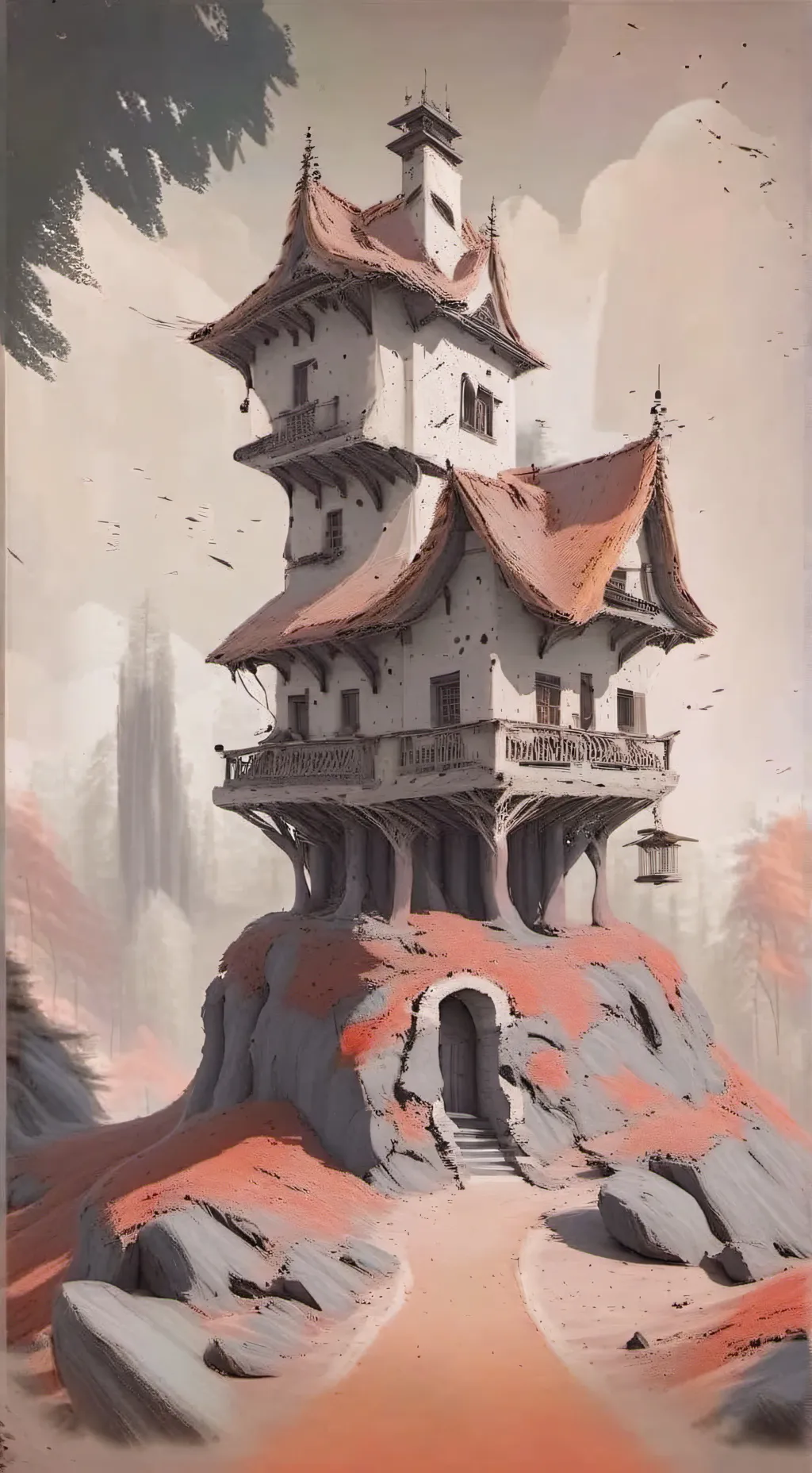 ai character: Forsaken Sleepover background