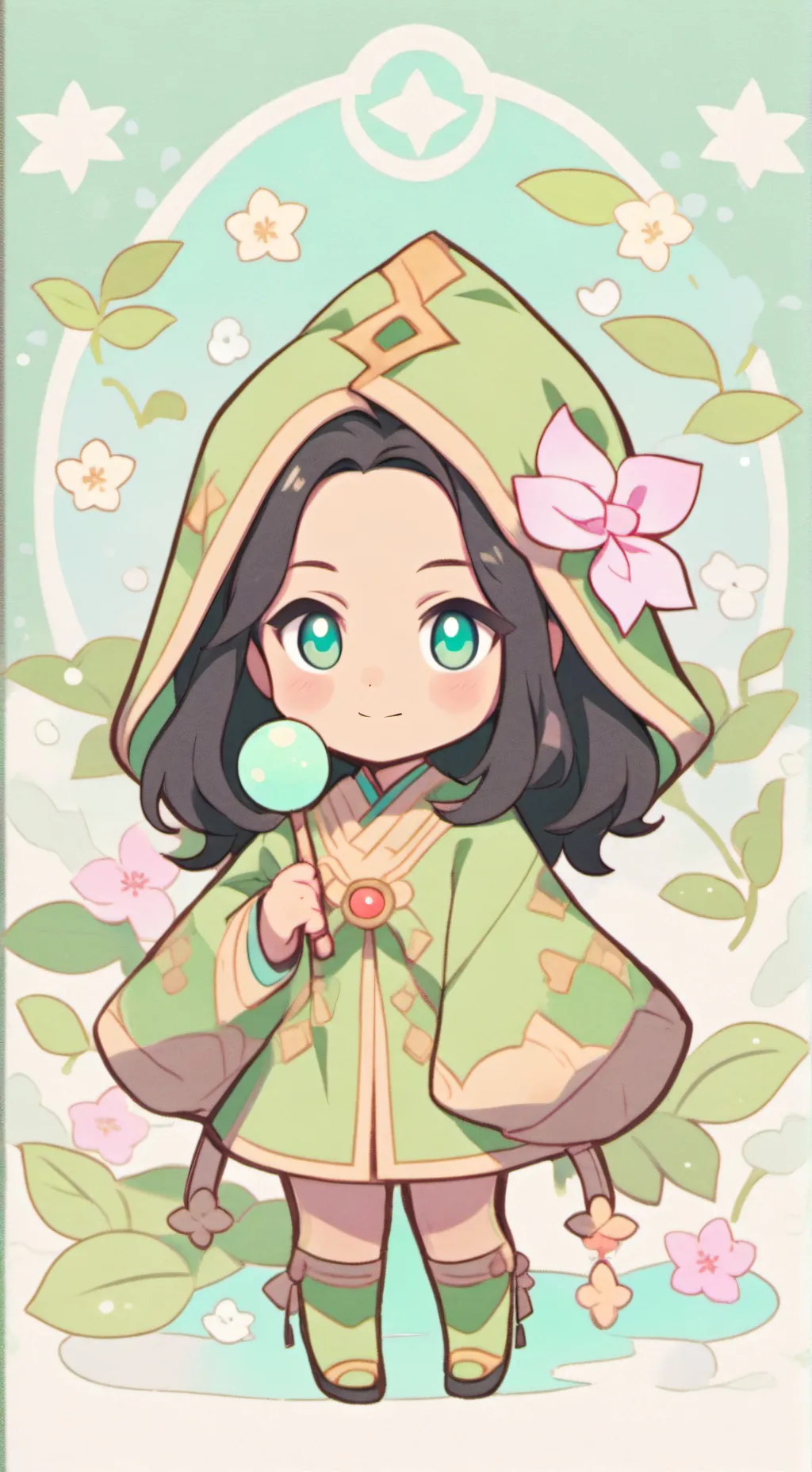 ai character: Katy background