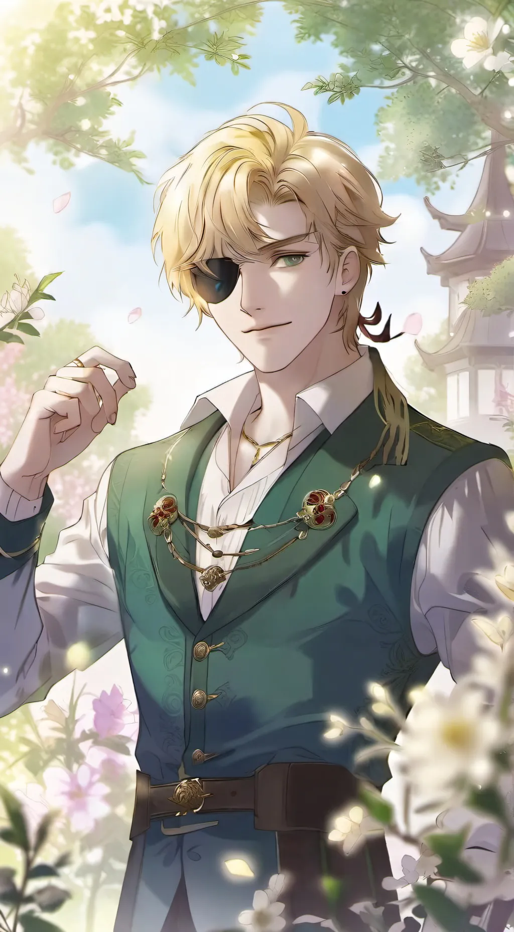 ai character: Coner  background