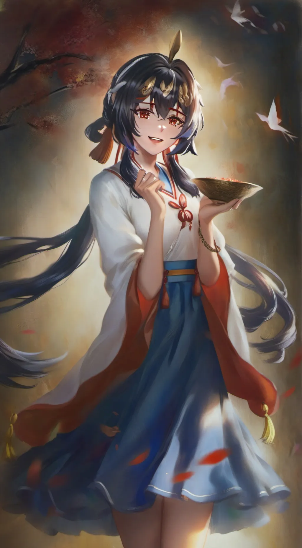 ai character: Ran background