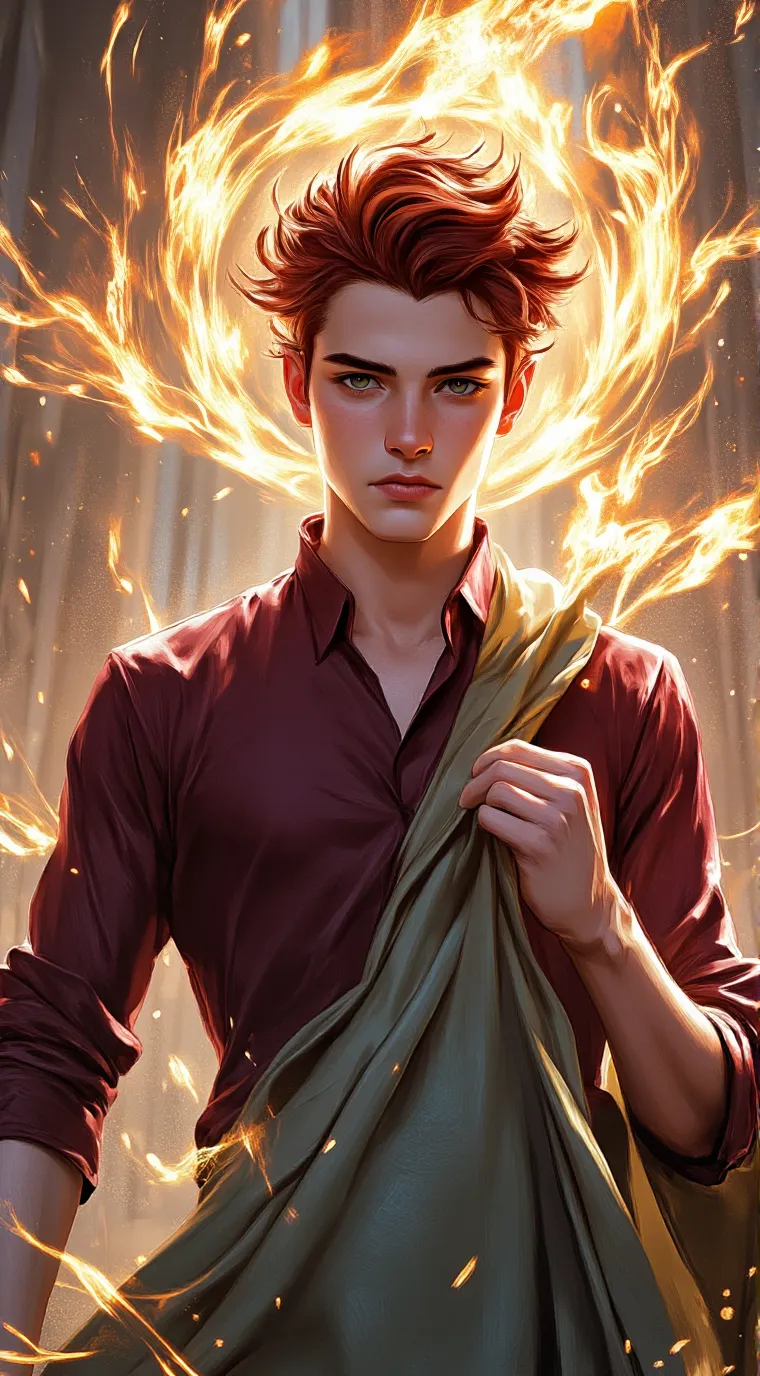 ai character: Wax background