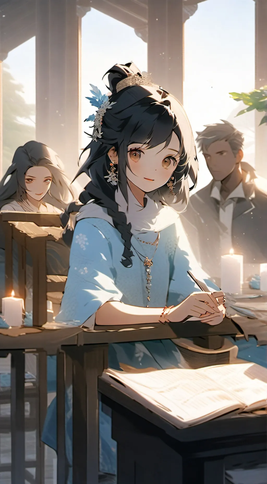 ai character: sleepover mistake background