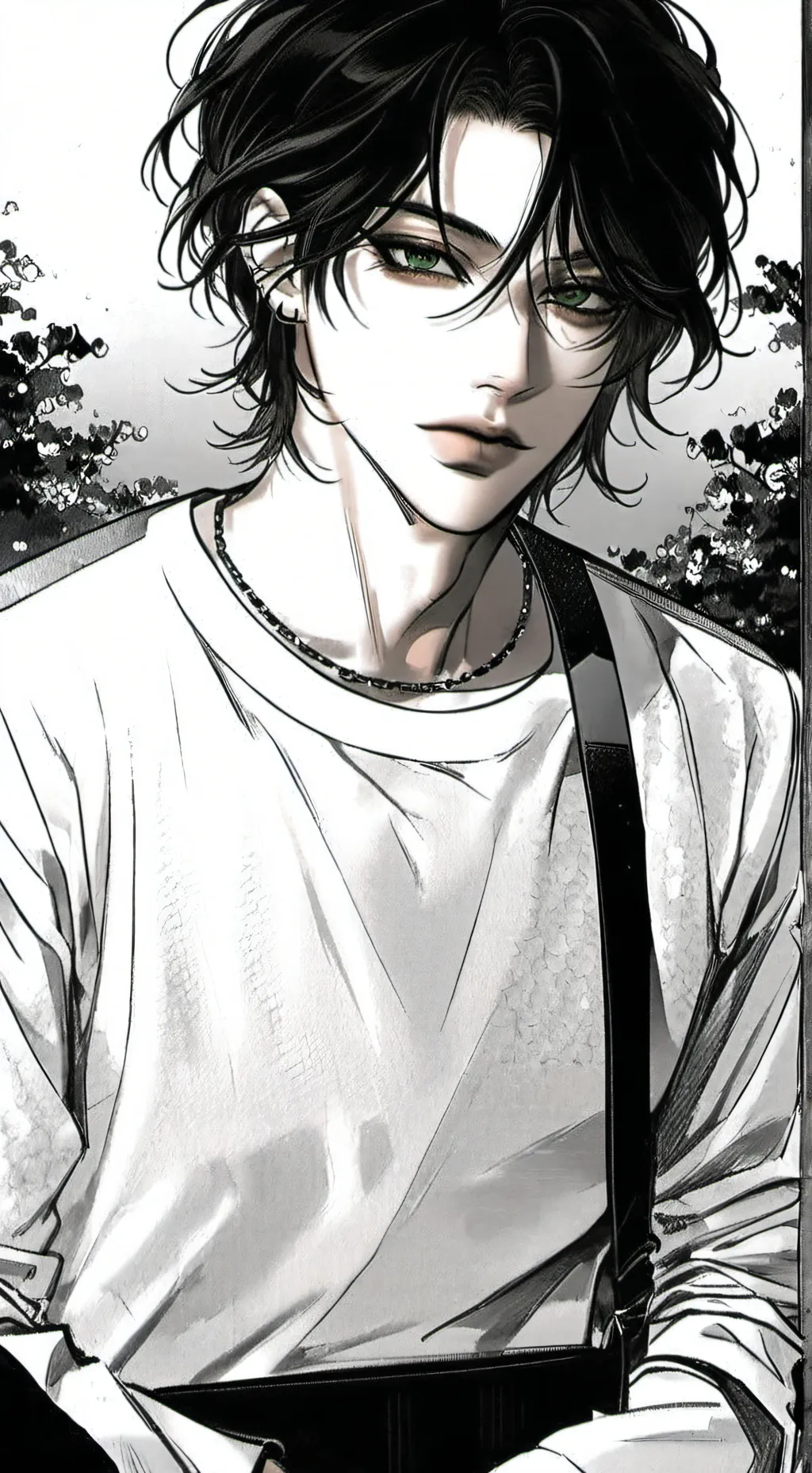 ai character: Ray Emo background