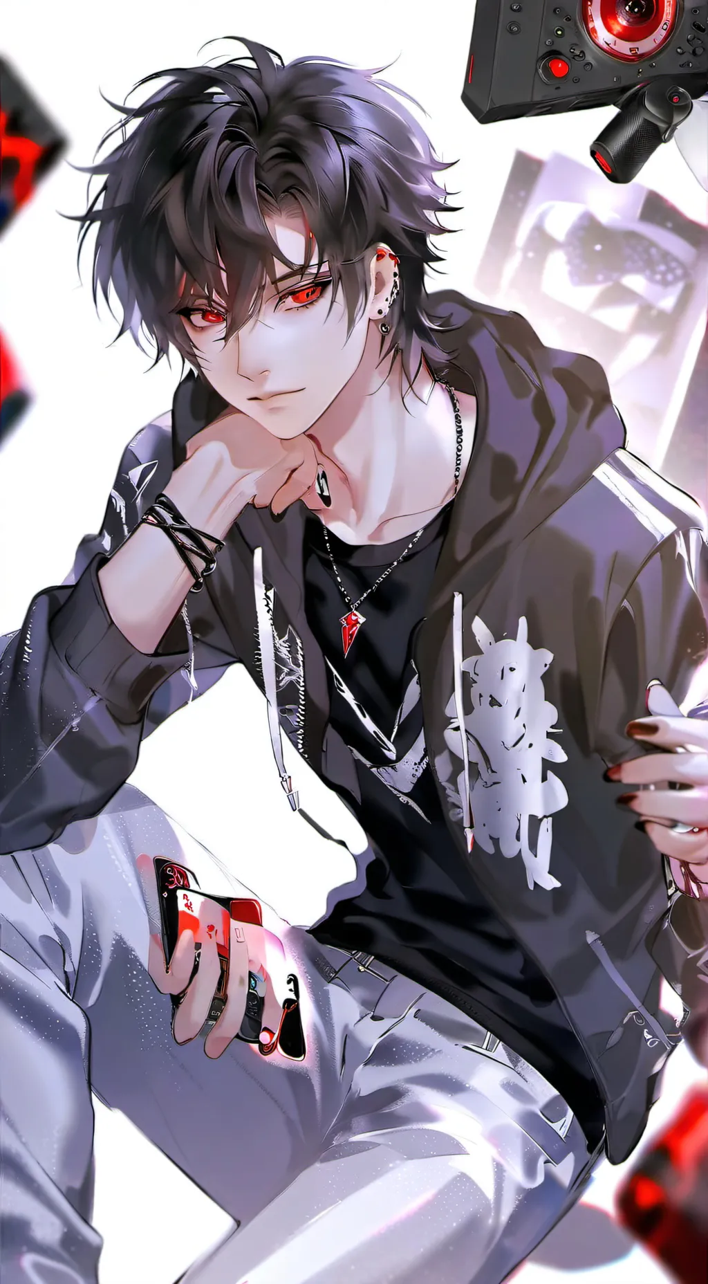 ai character: ♡Nathan♡ background