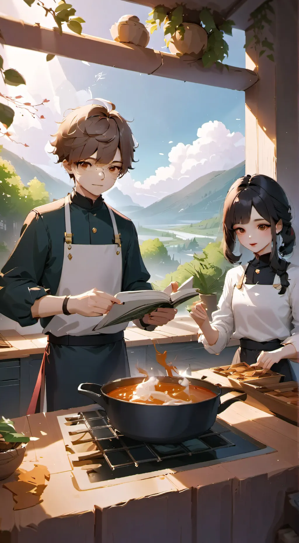 ai character: final base  background