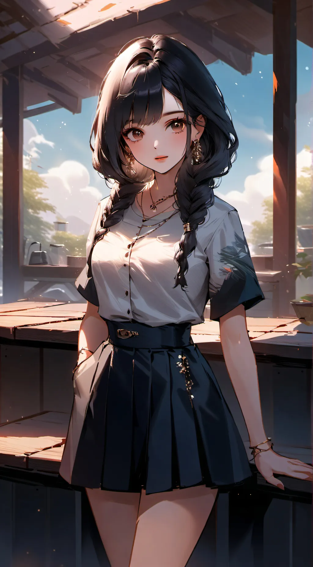 ai character: Mary  background