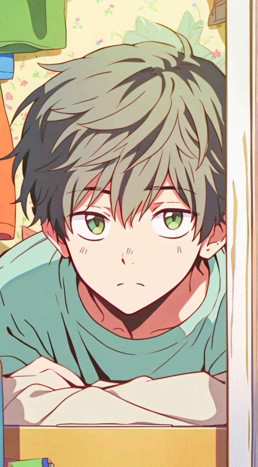 ai character: Mark. background