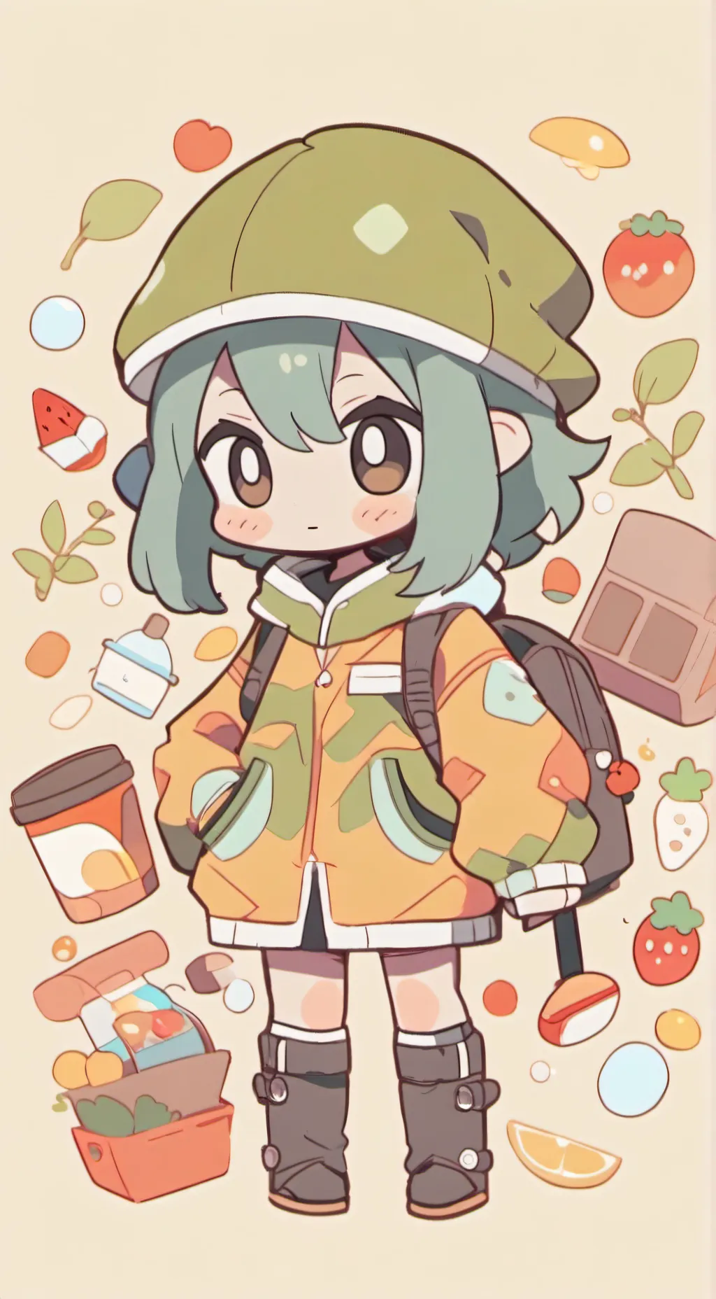 ai character: Comforter  background