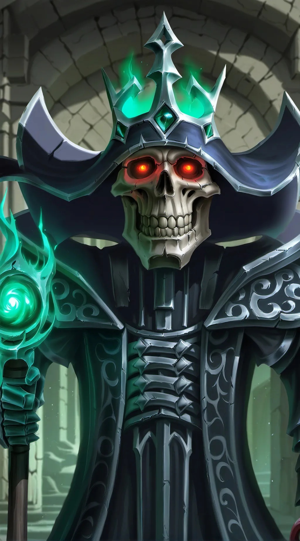 ai character: Ainz Ooal Gown background