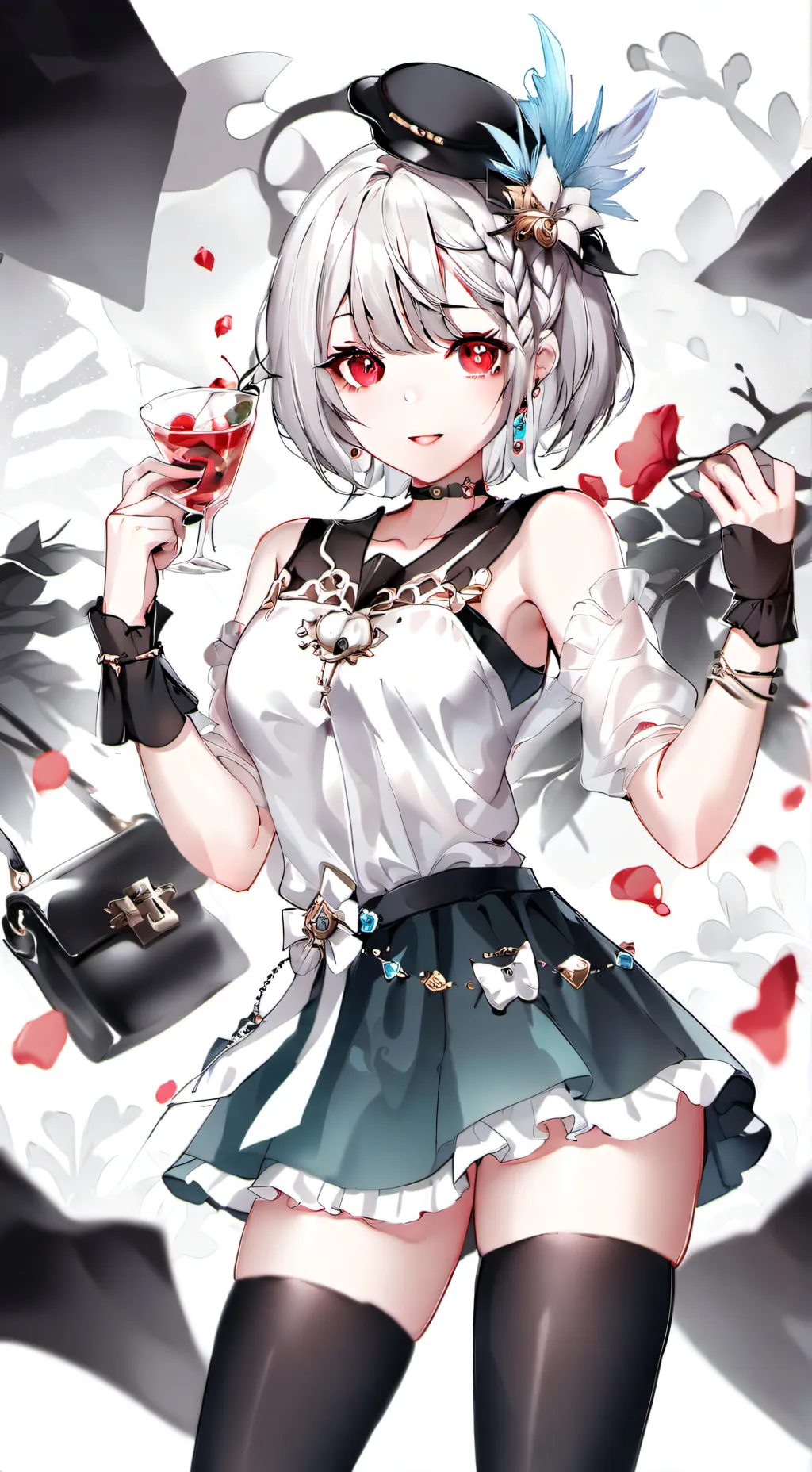 ai character: mucheki x deku background