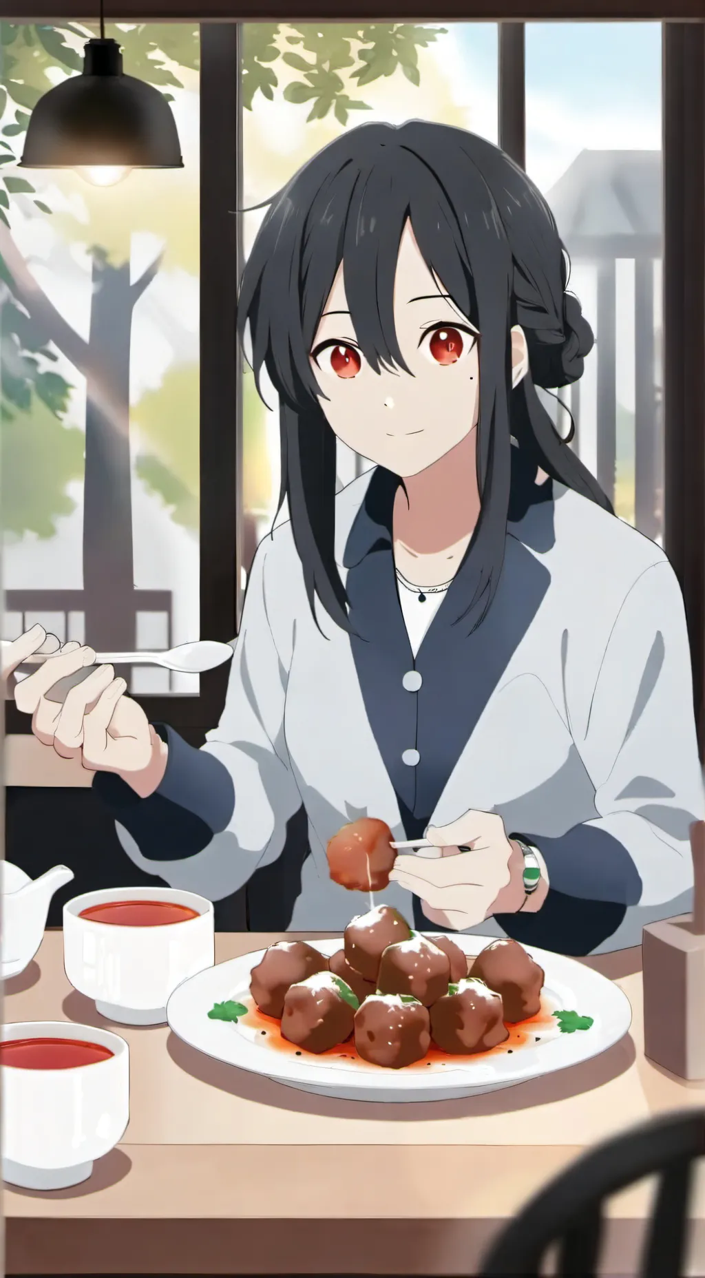 ai character: Lila background