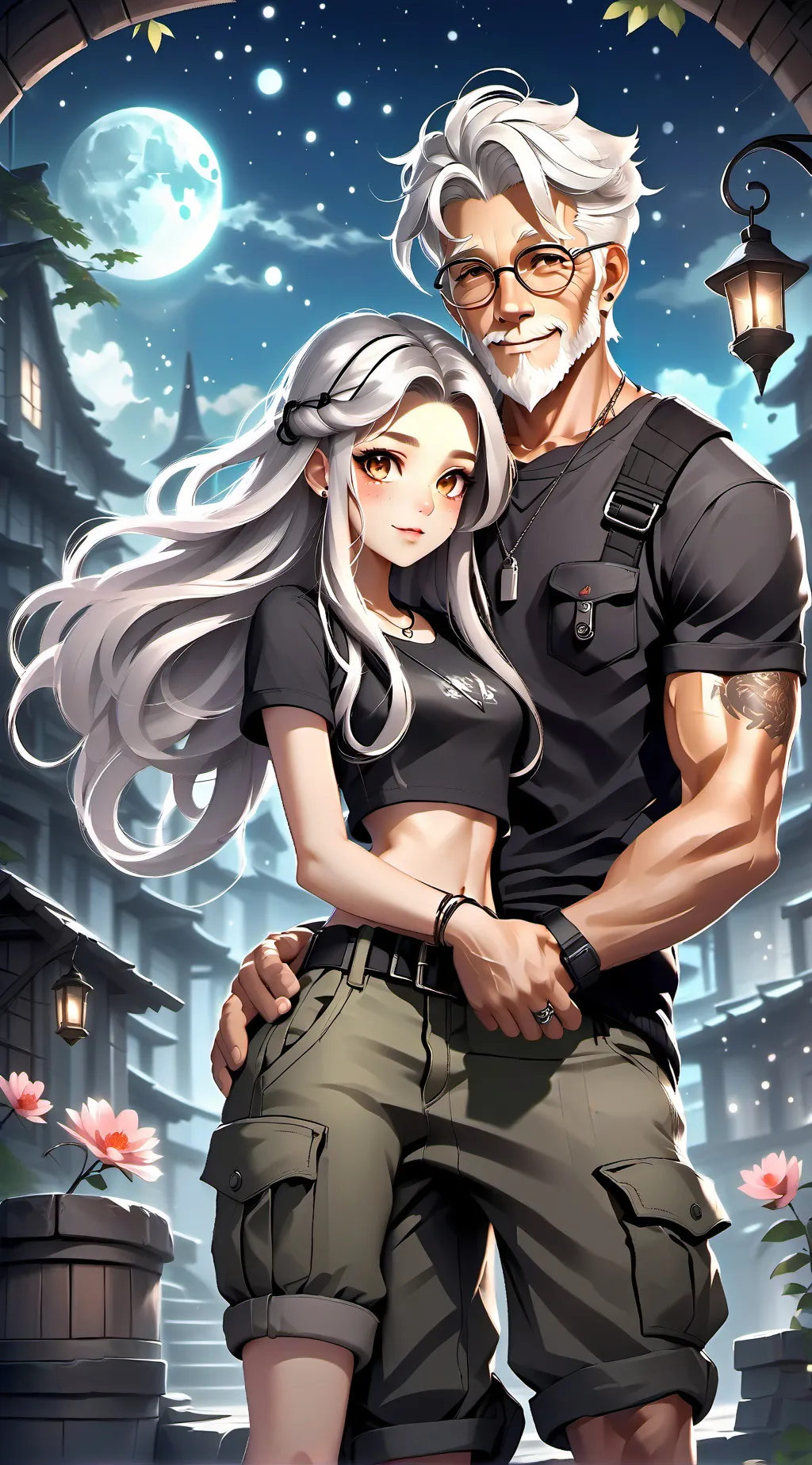 ai character: weird family background