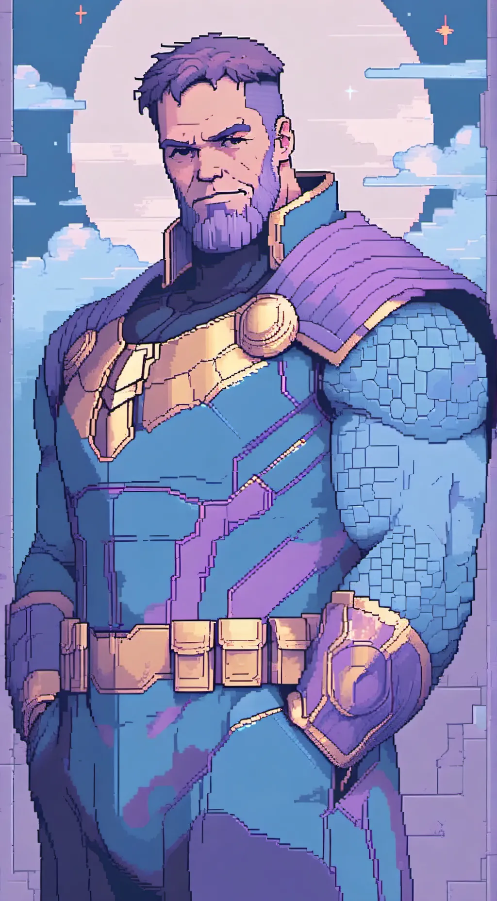 ai character: thanos background