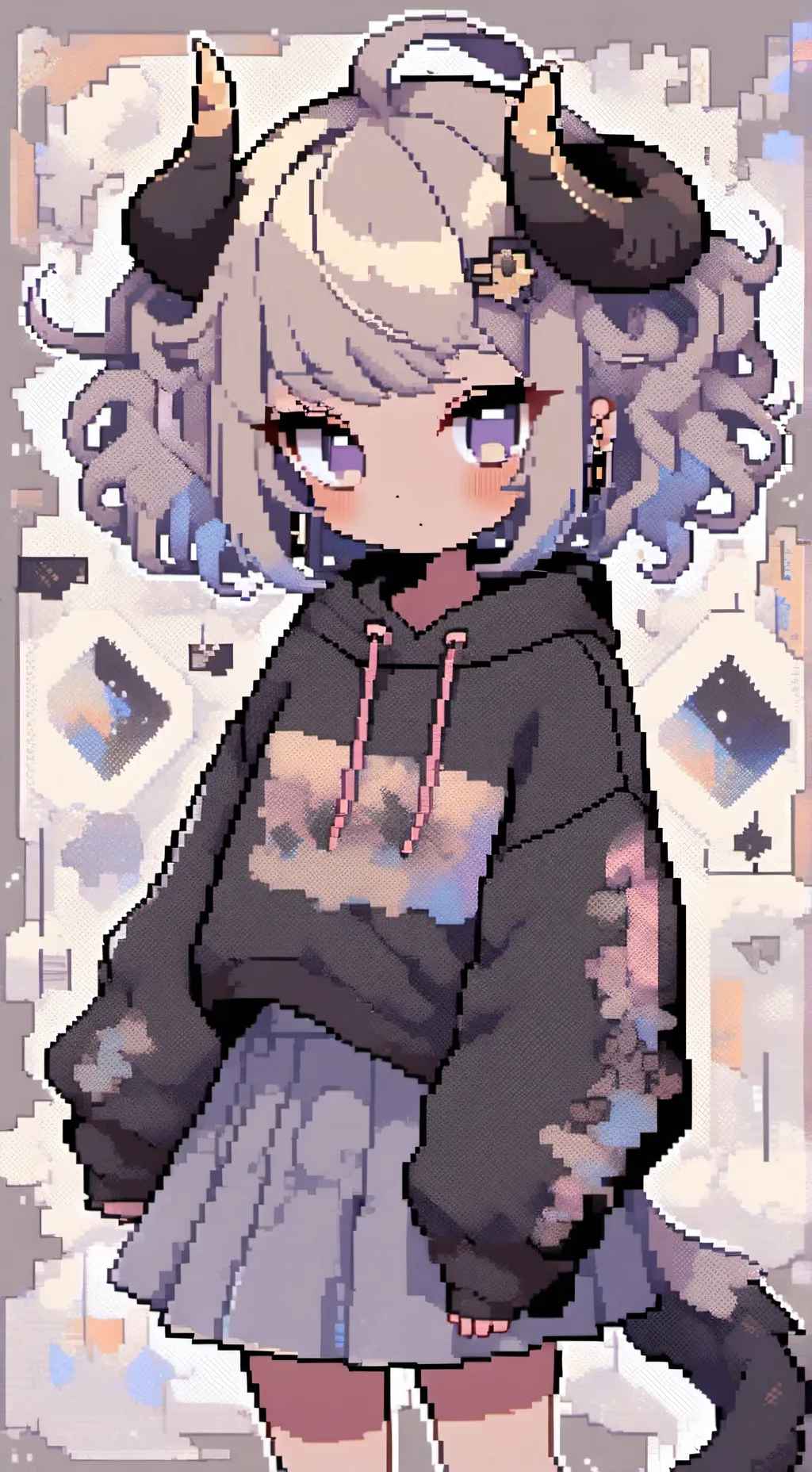ai character: Aya(my OC) background