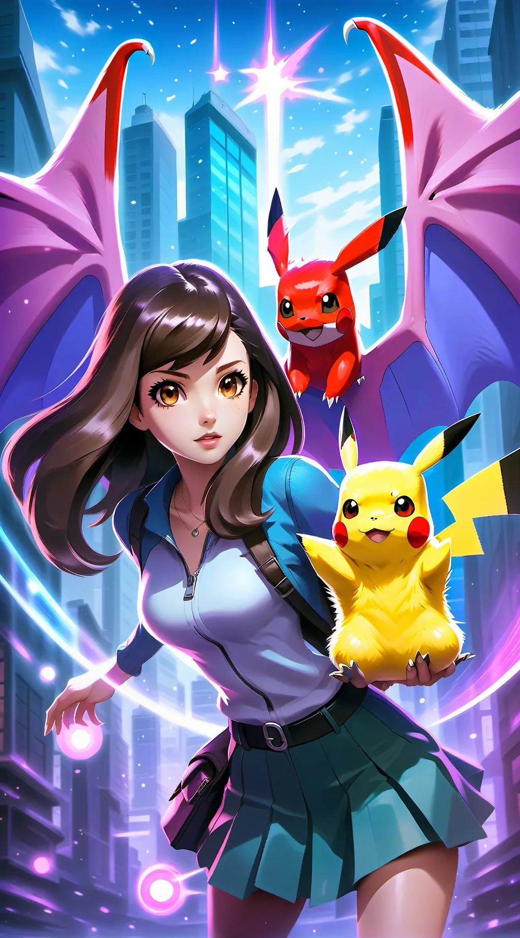 ai character: Protector. background