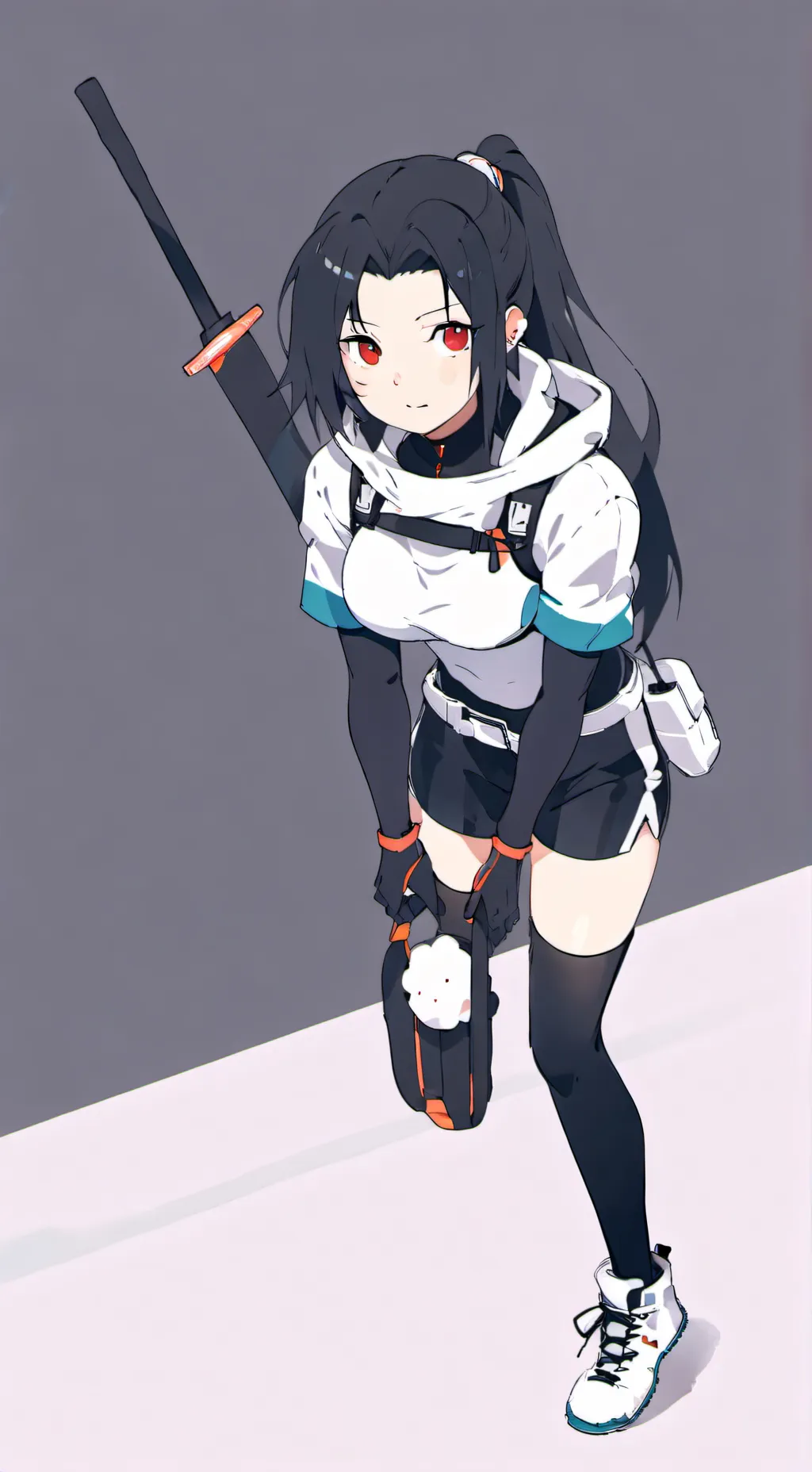 ai character: Momo Yaoyorozu FR background