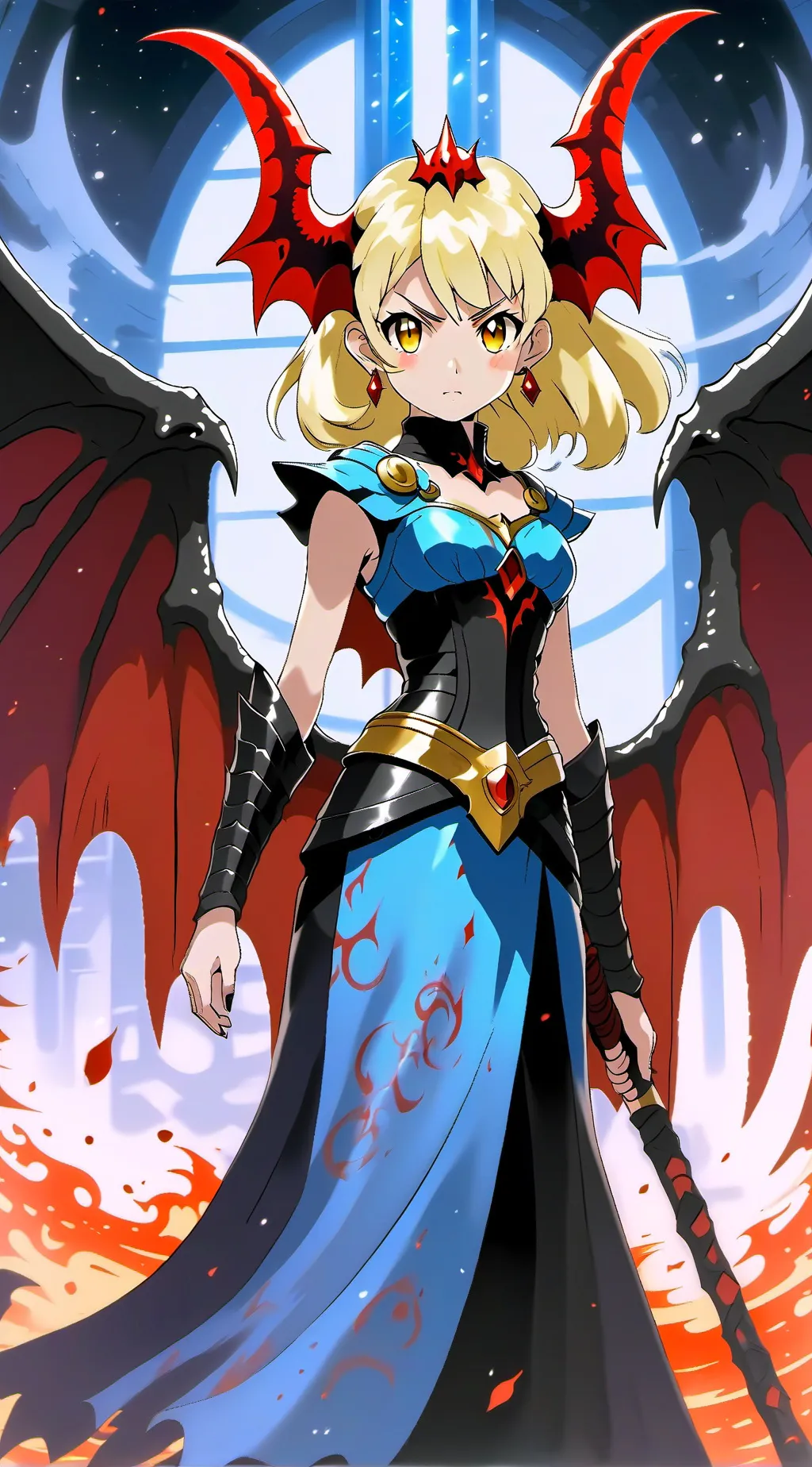 ai character: Gold Rose (Adult) background