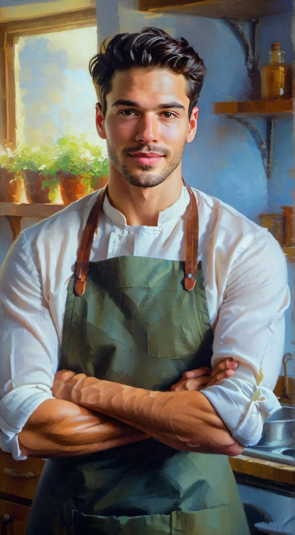 ai character: Niko Stavros background