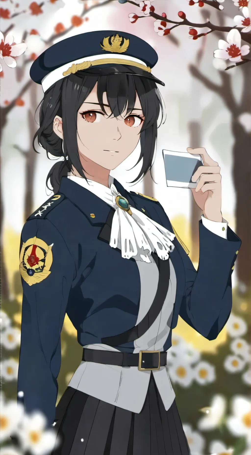 ai character: Violeta Scarlet background