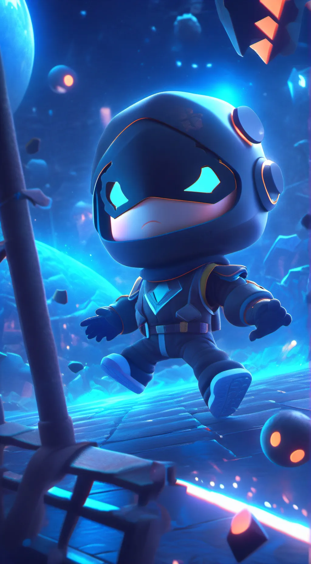 ai character: Forsaken squidgame background