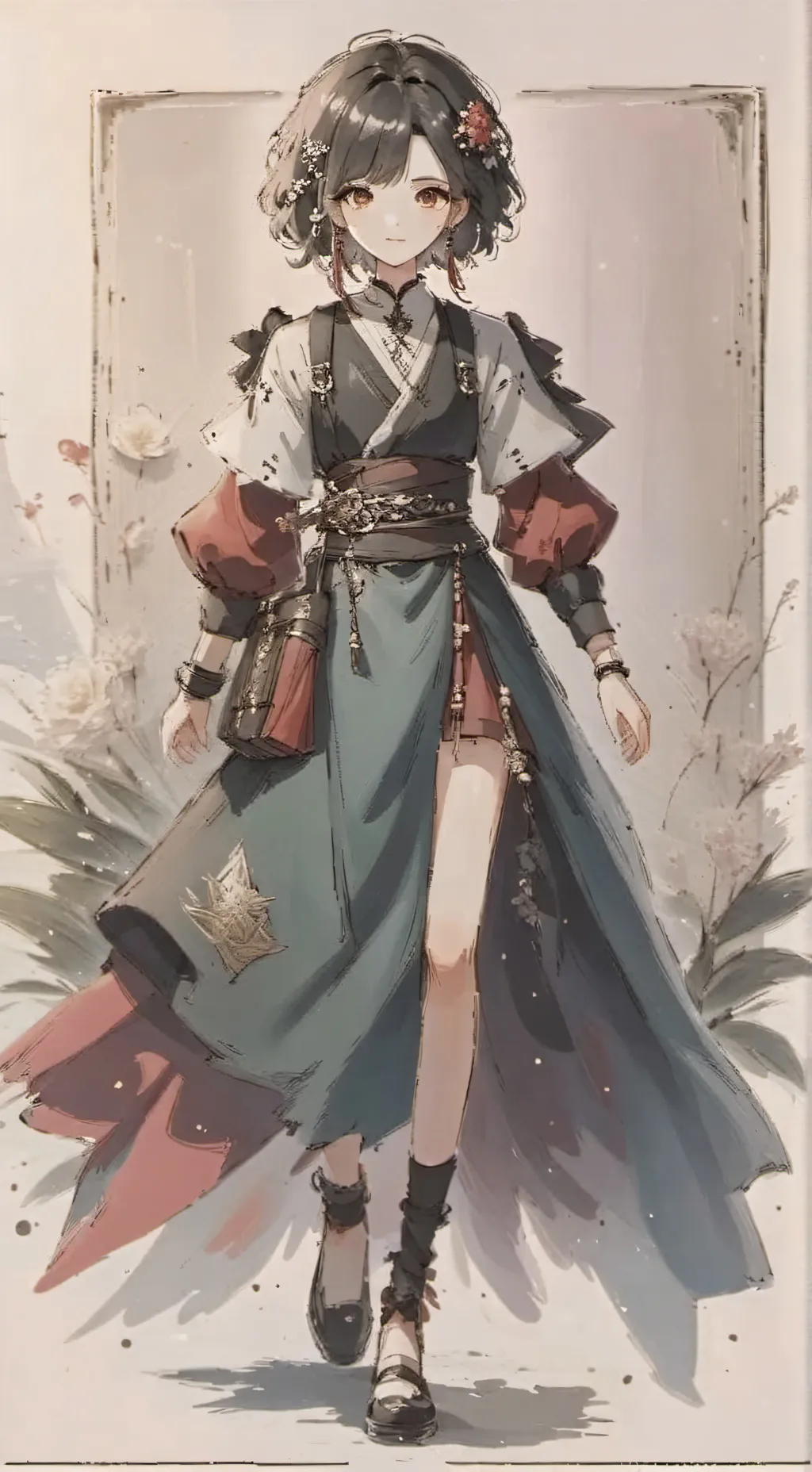 ai character: la chamba digital background