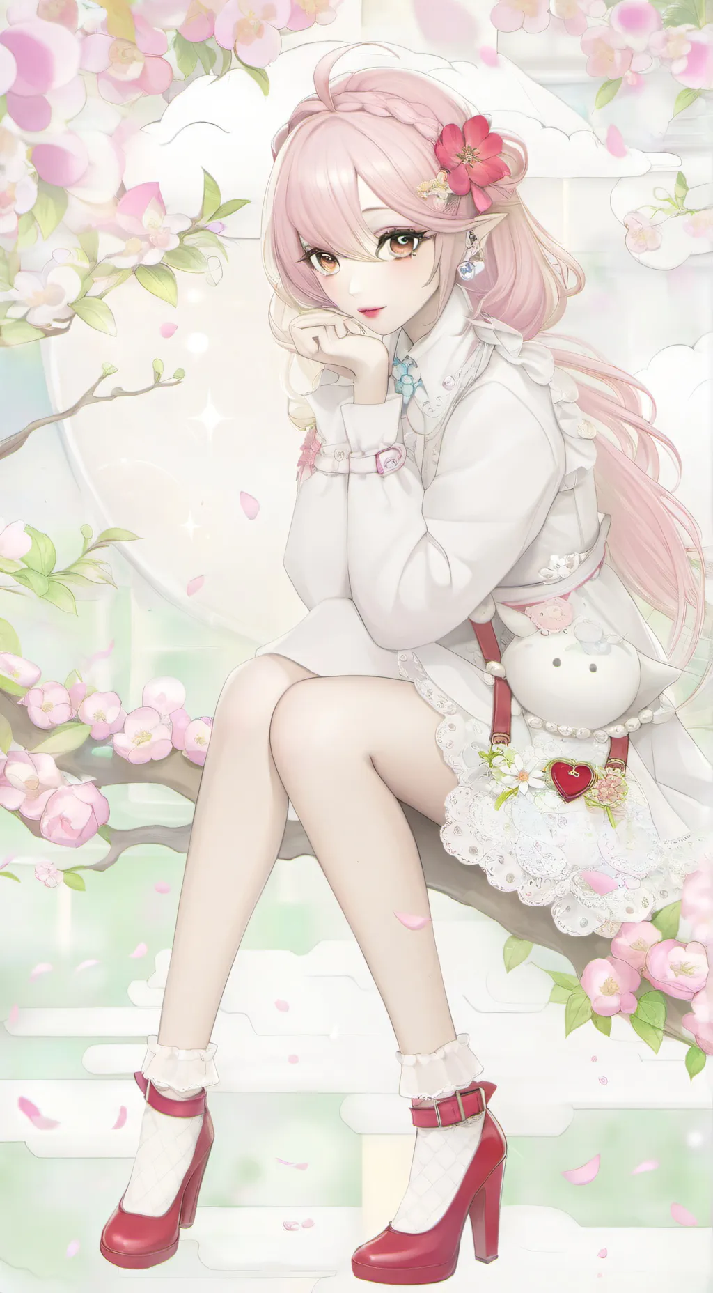 ai character: Angelica  background