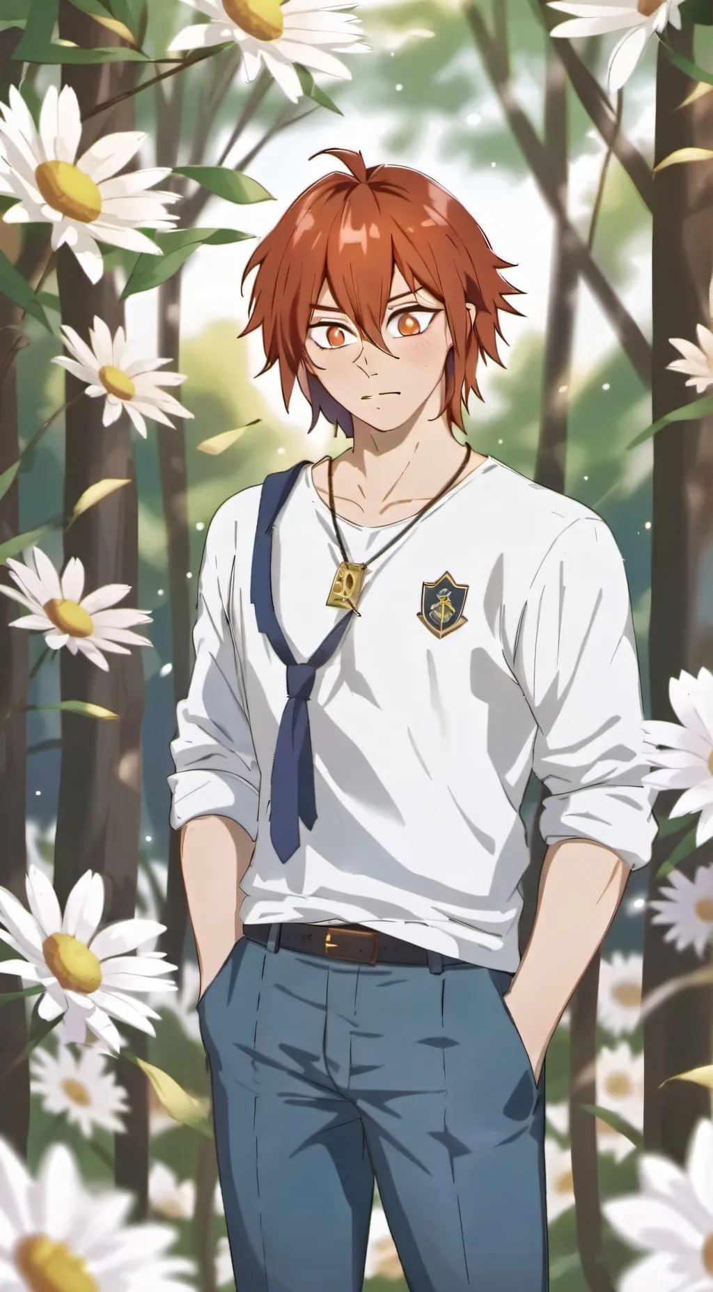 ai character: Kirishima Aka🏳️‍🌈 background