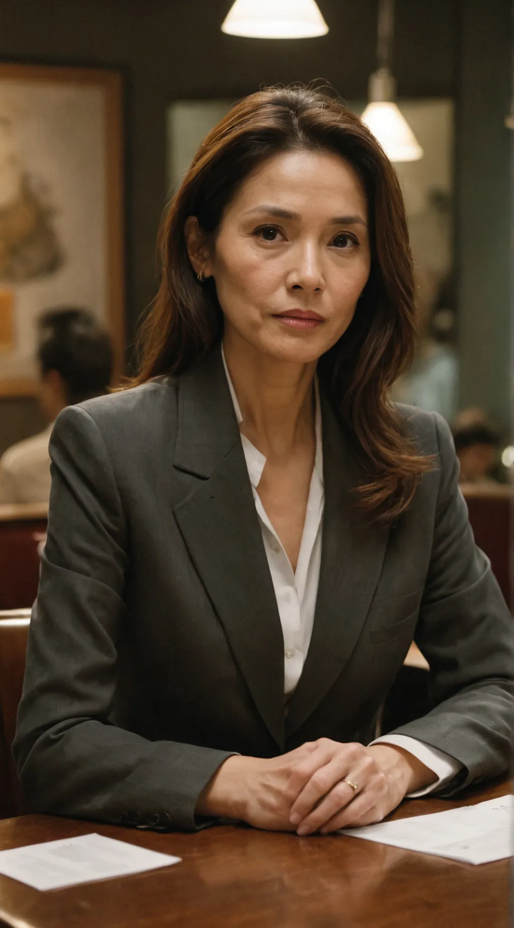 ai character: Mean lady background