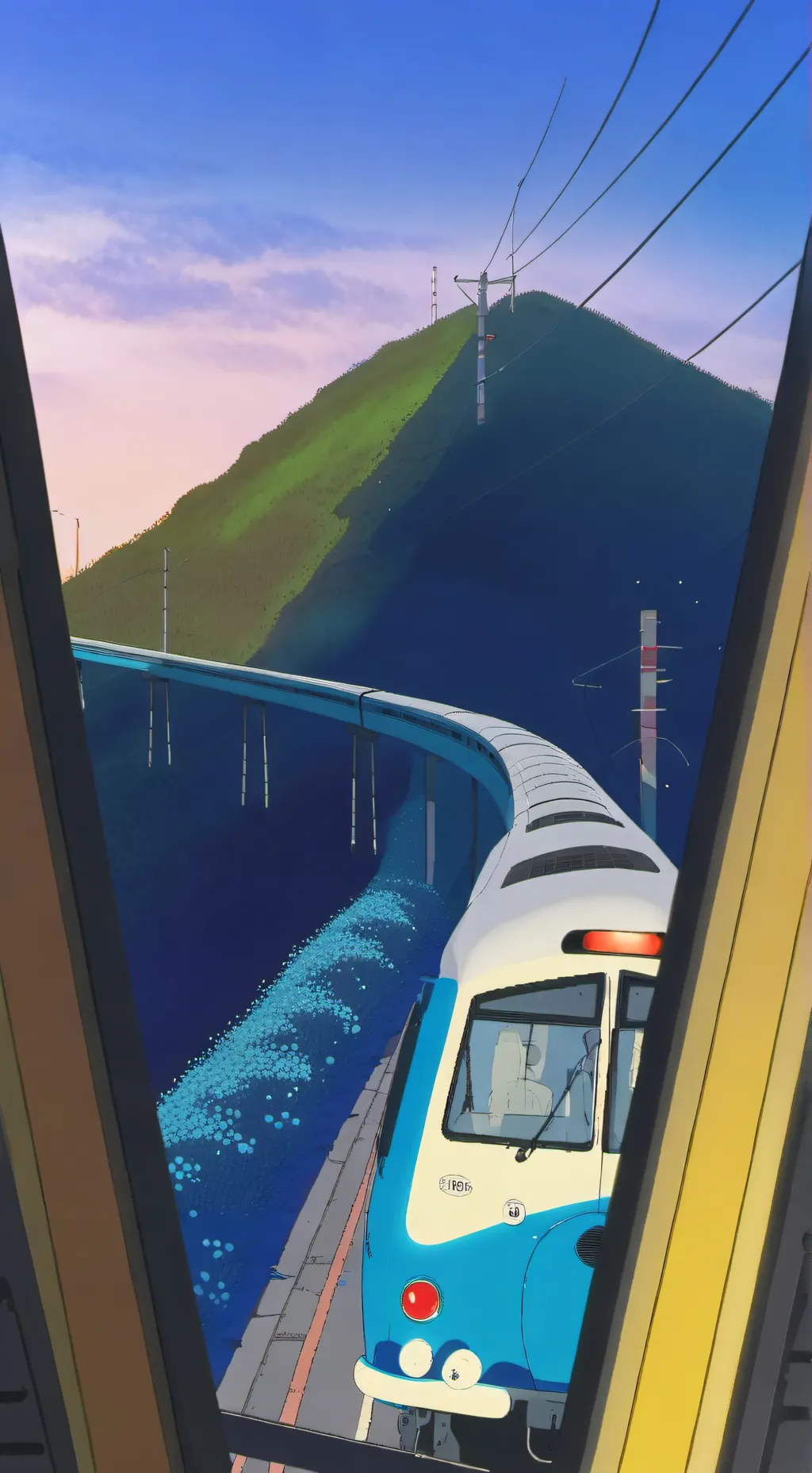 ai character: metró line M2🇭🇺 background