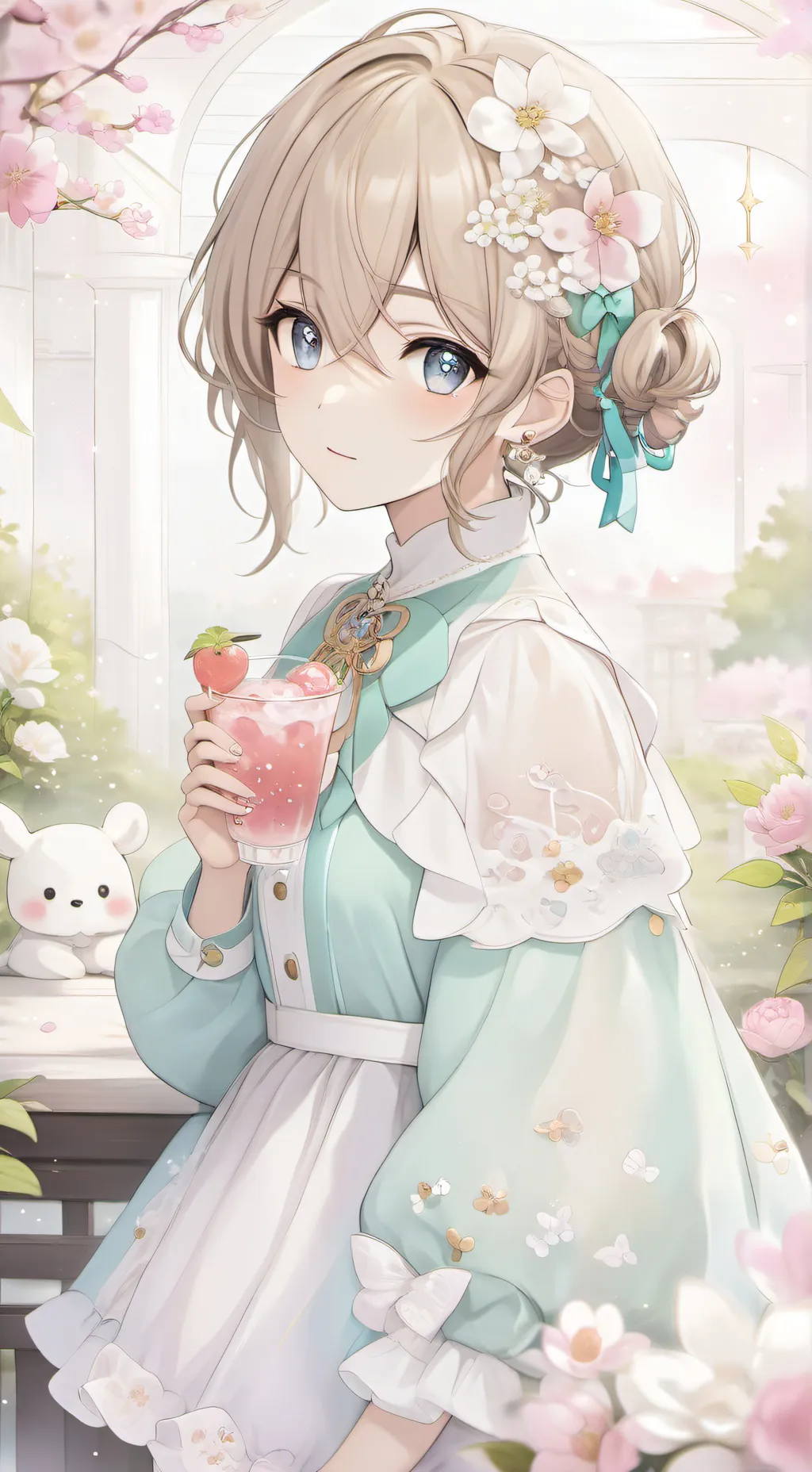 ai character: Public Tea Party  background
