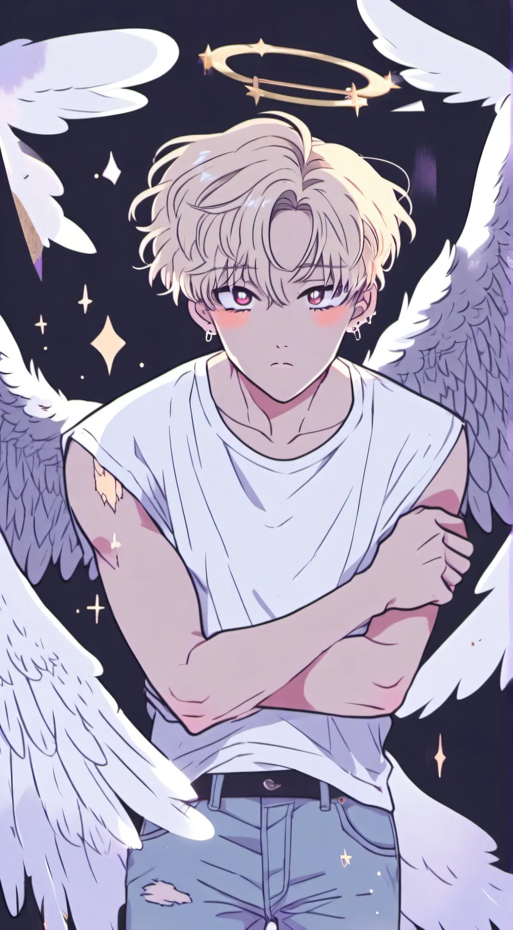 ai character: Fallen Love background