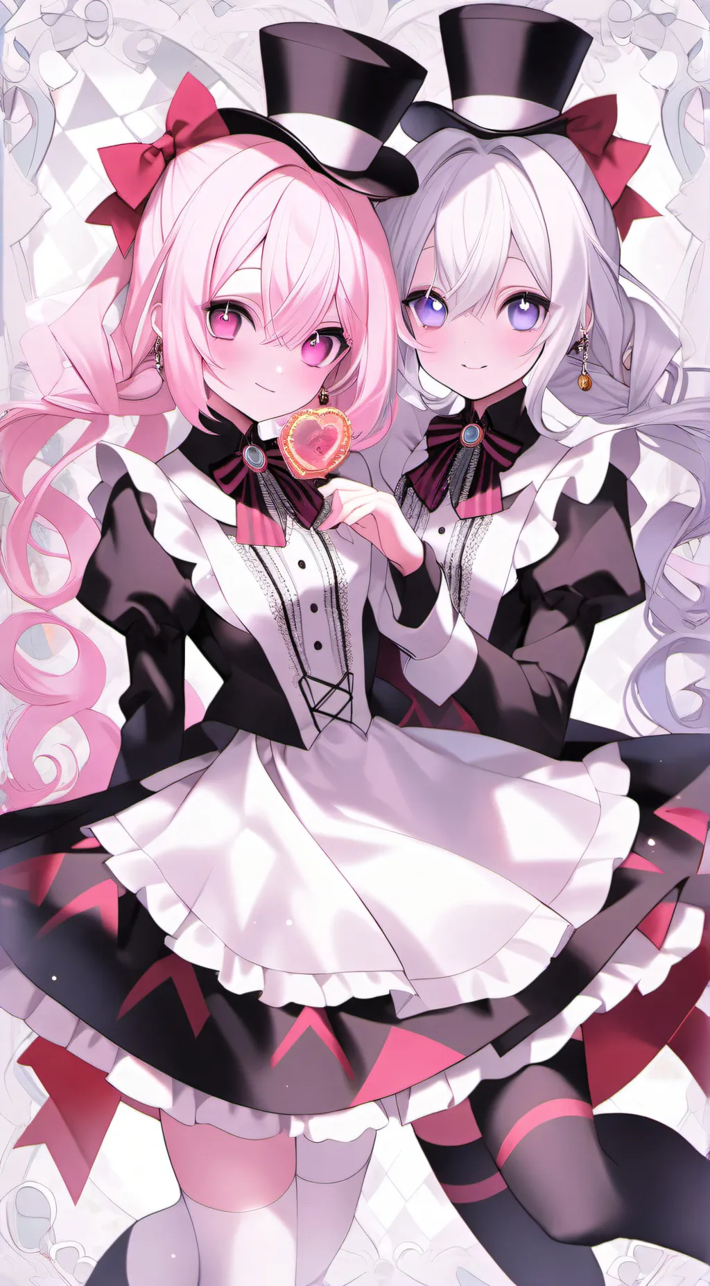 ai character: Aubrey and Sophie background