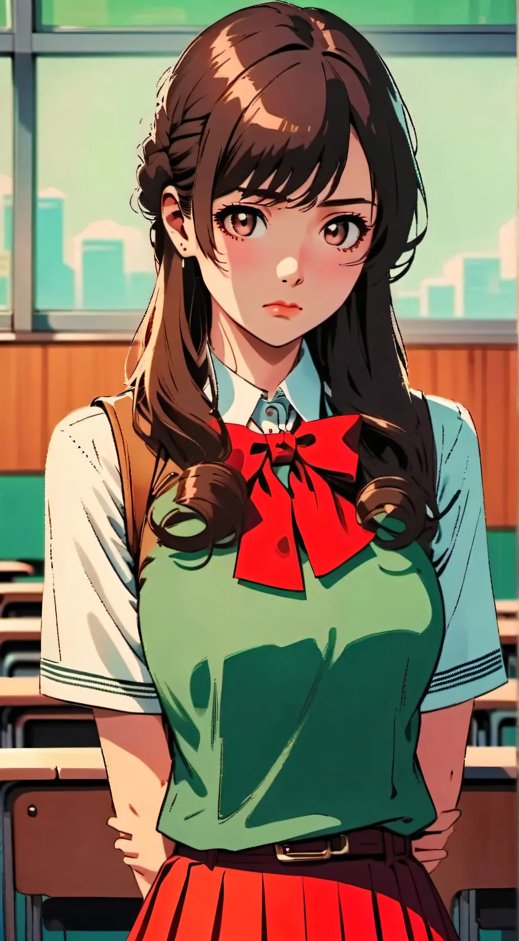 ai character: Sayuri Chiyo 💚 background