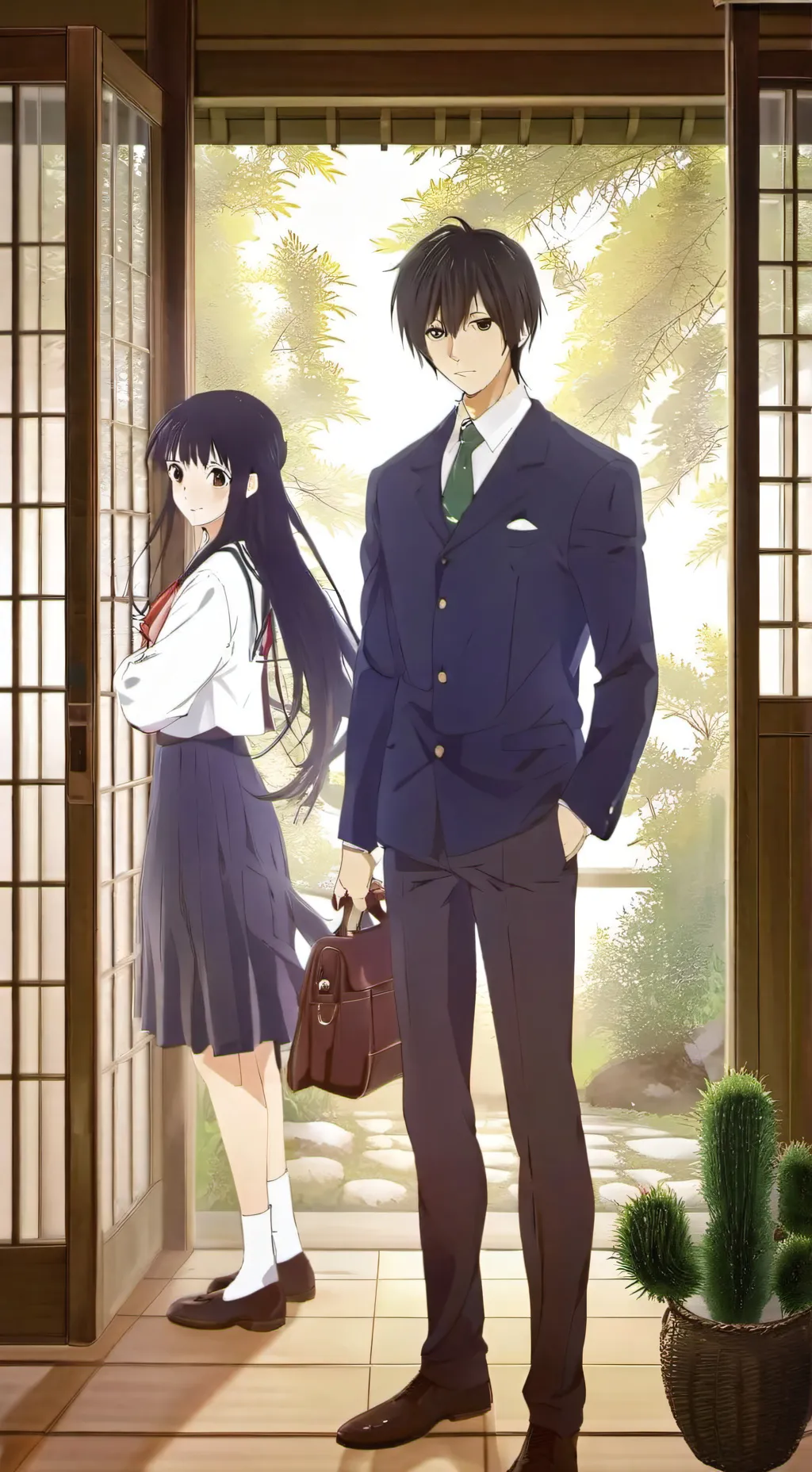 ai character: Fruits Basket background
