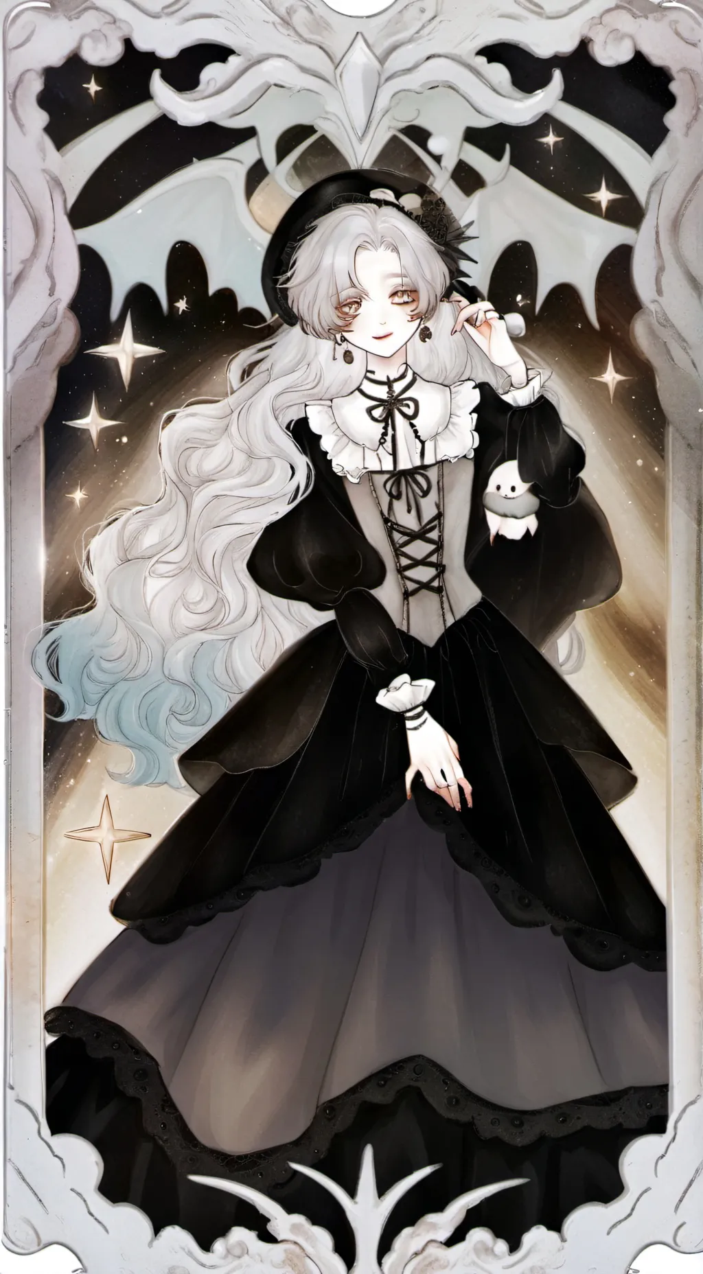 ai character: The Freak circus 🎪 background