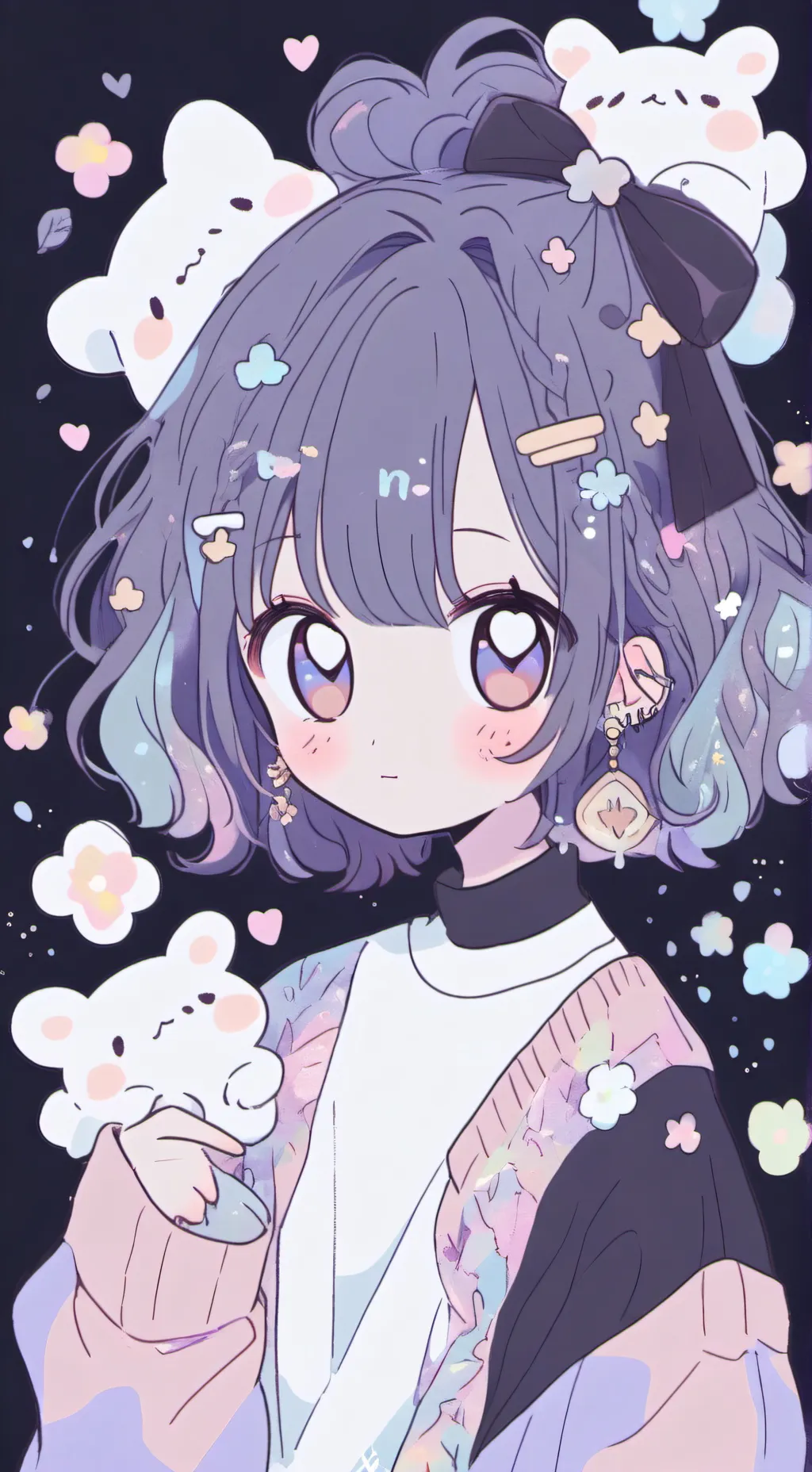 ai character: looey,yatta,blot background