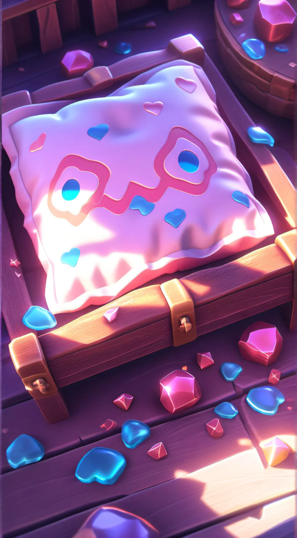 ai character: Tear stained background