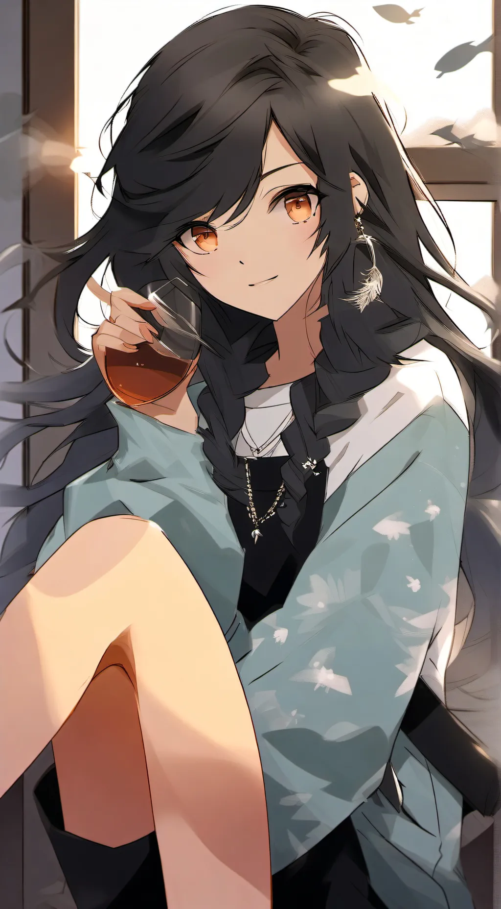 ai character: Настя background