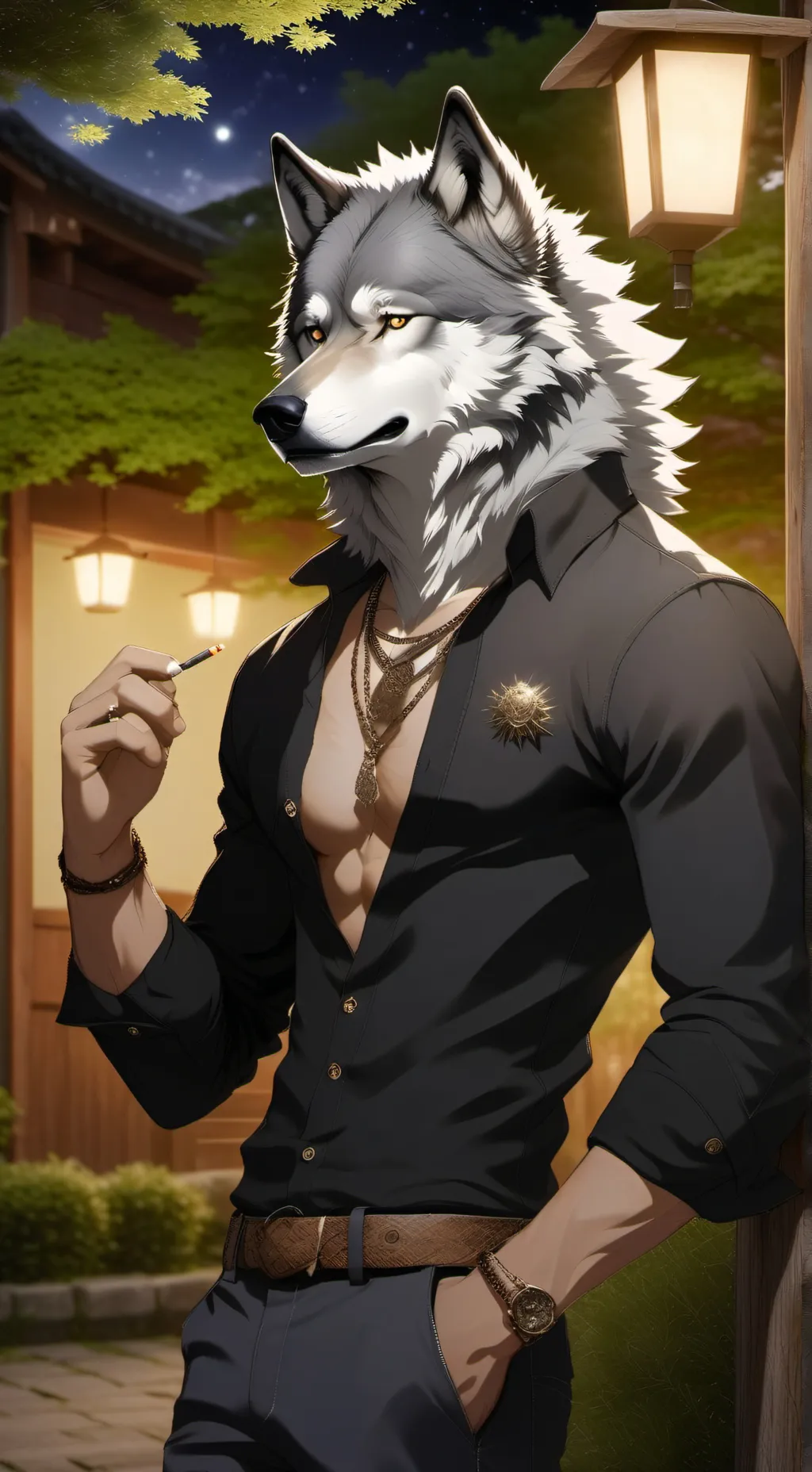 ai character: Shade background