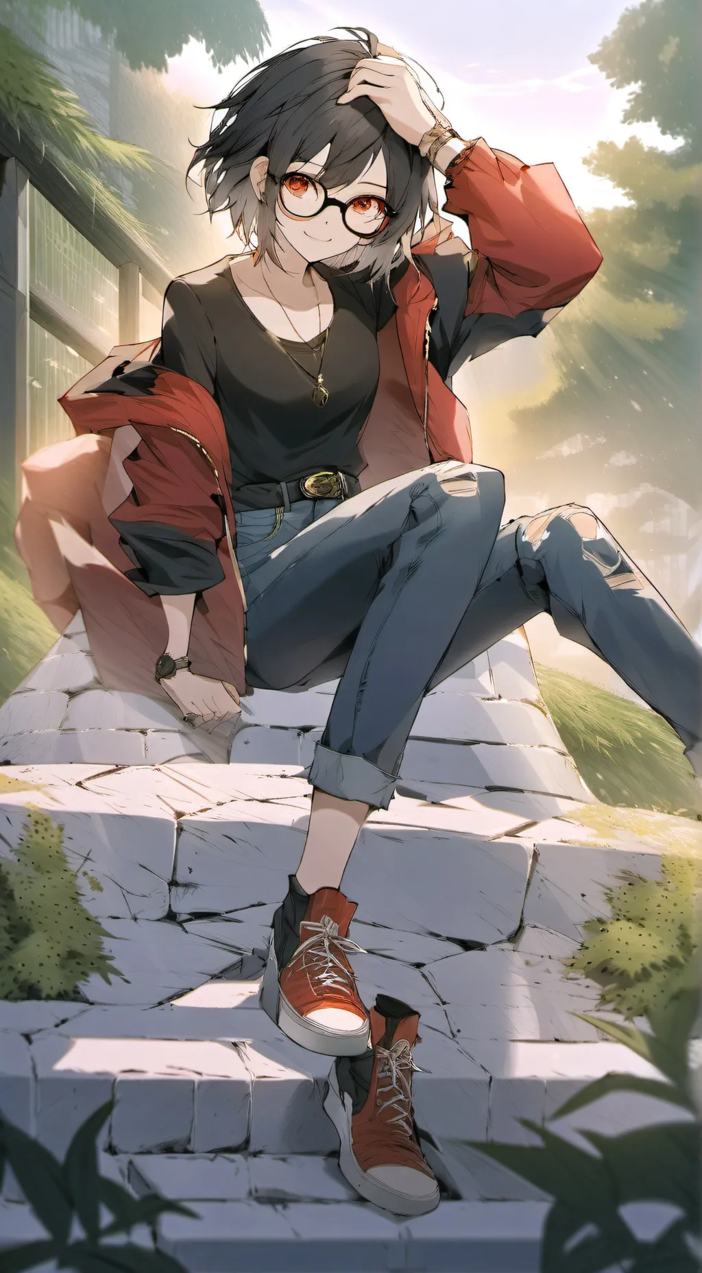 ai character: Olivia  background