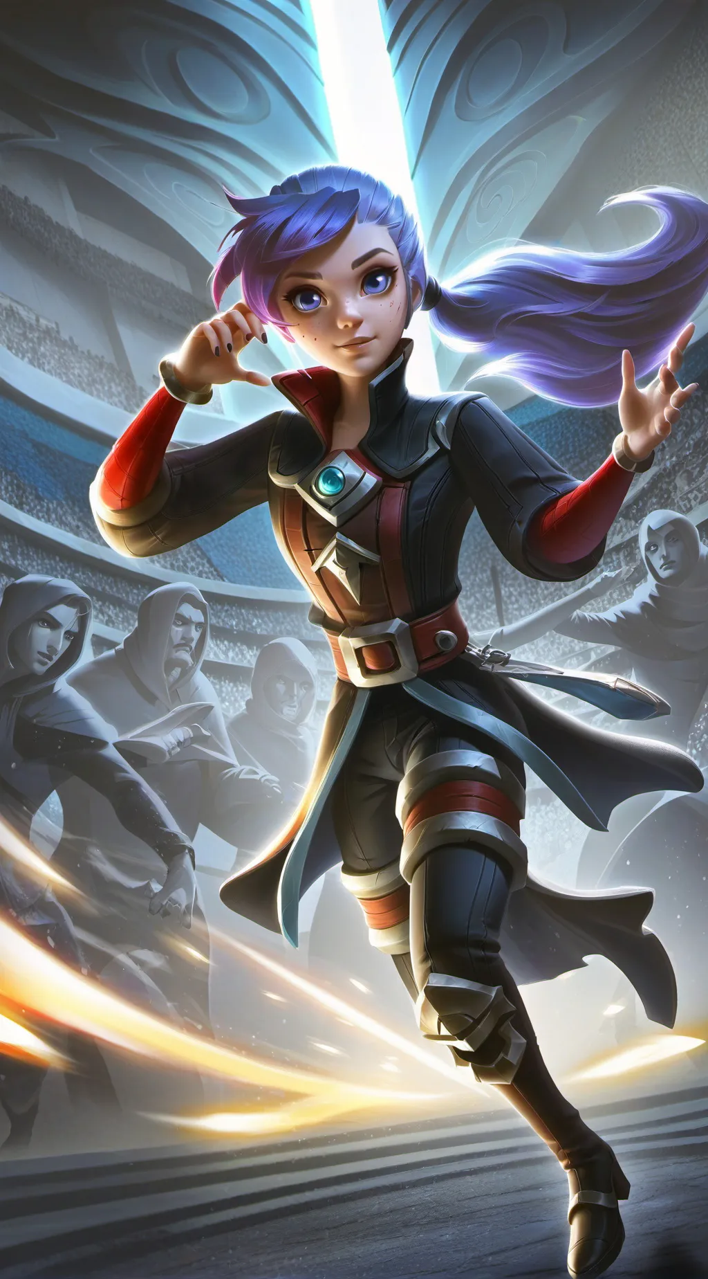 ai character: Aria background