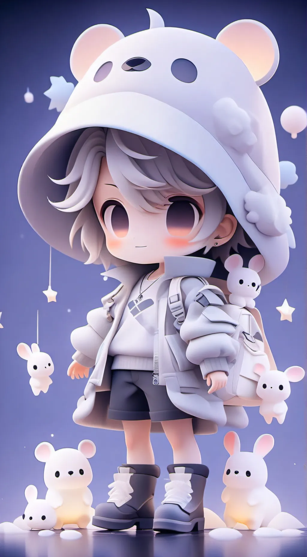 ai character: Copycat  background