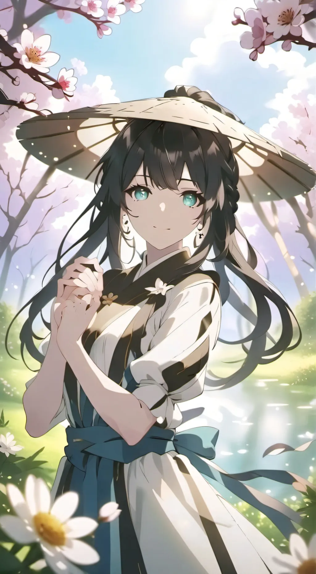 ai character: laurel background