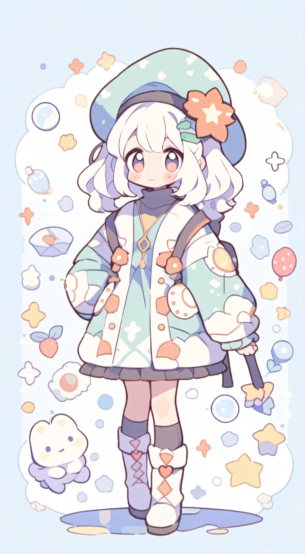 ai character: Mha!  background