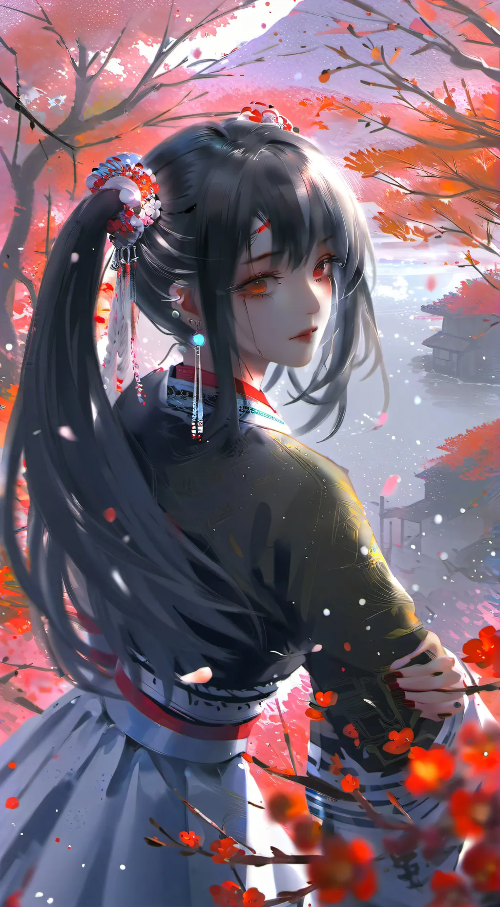 ai character: Roasting queen background