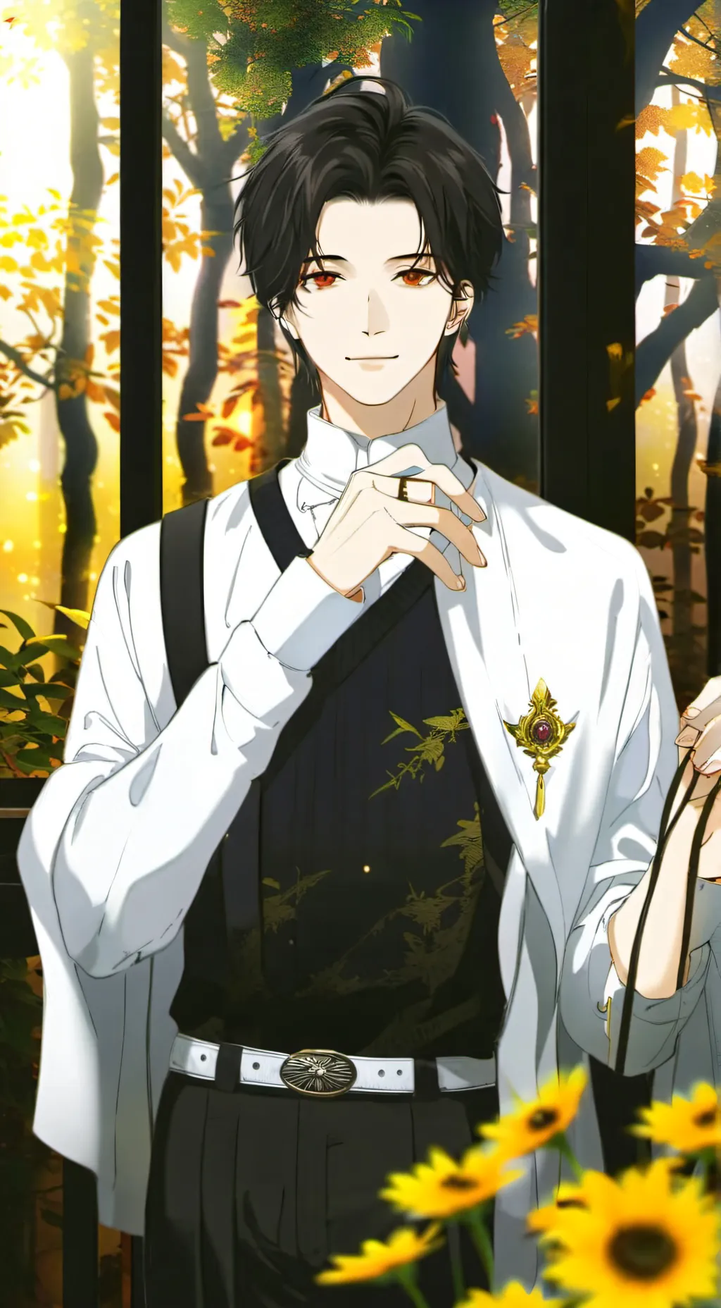 ai character: mhadekubakugovilla background