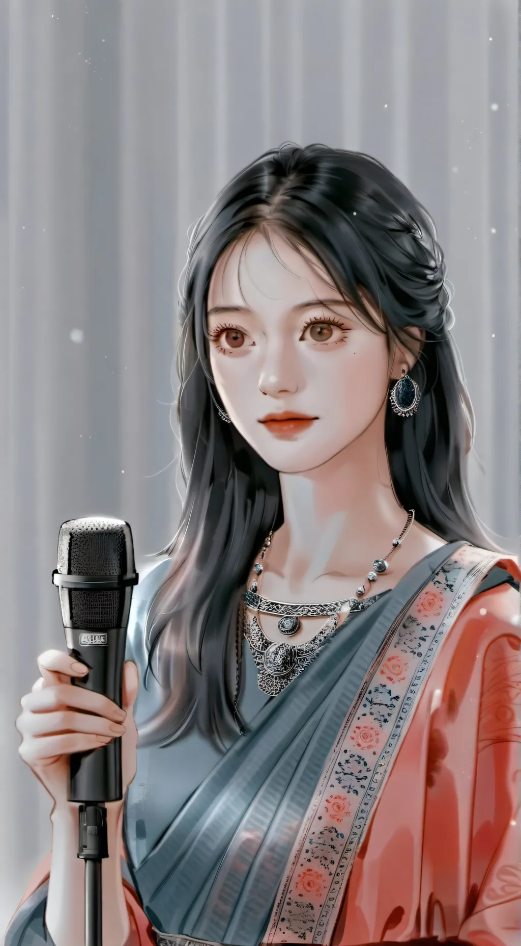 ai character: kira Skyler white  background